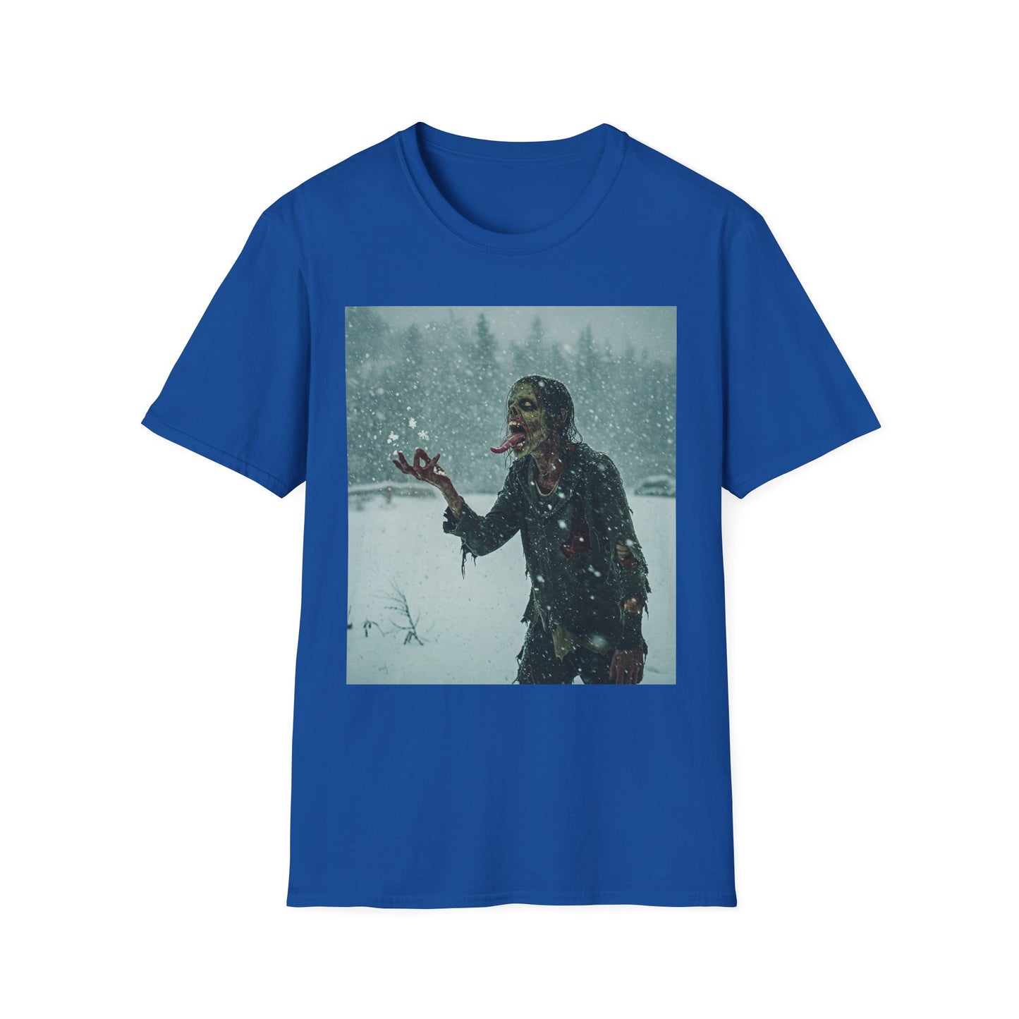 Chilling Horror Graphic Tee - Unisex Softstyle T-Shirt with Spooky Design