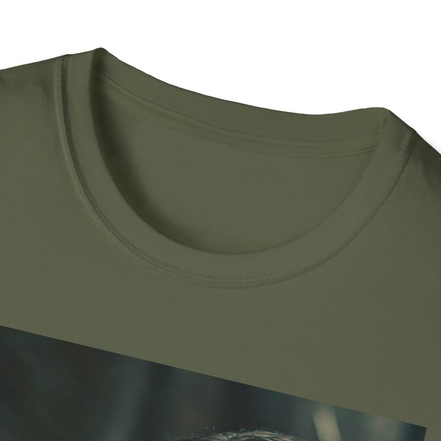 Apocalyptic Portrait Tee, bold, decaying zombie graphic