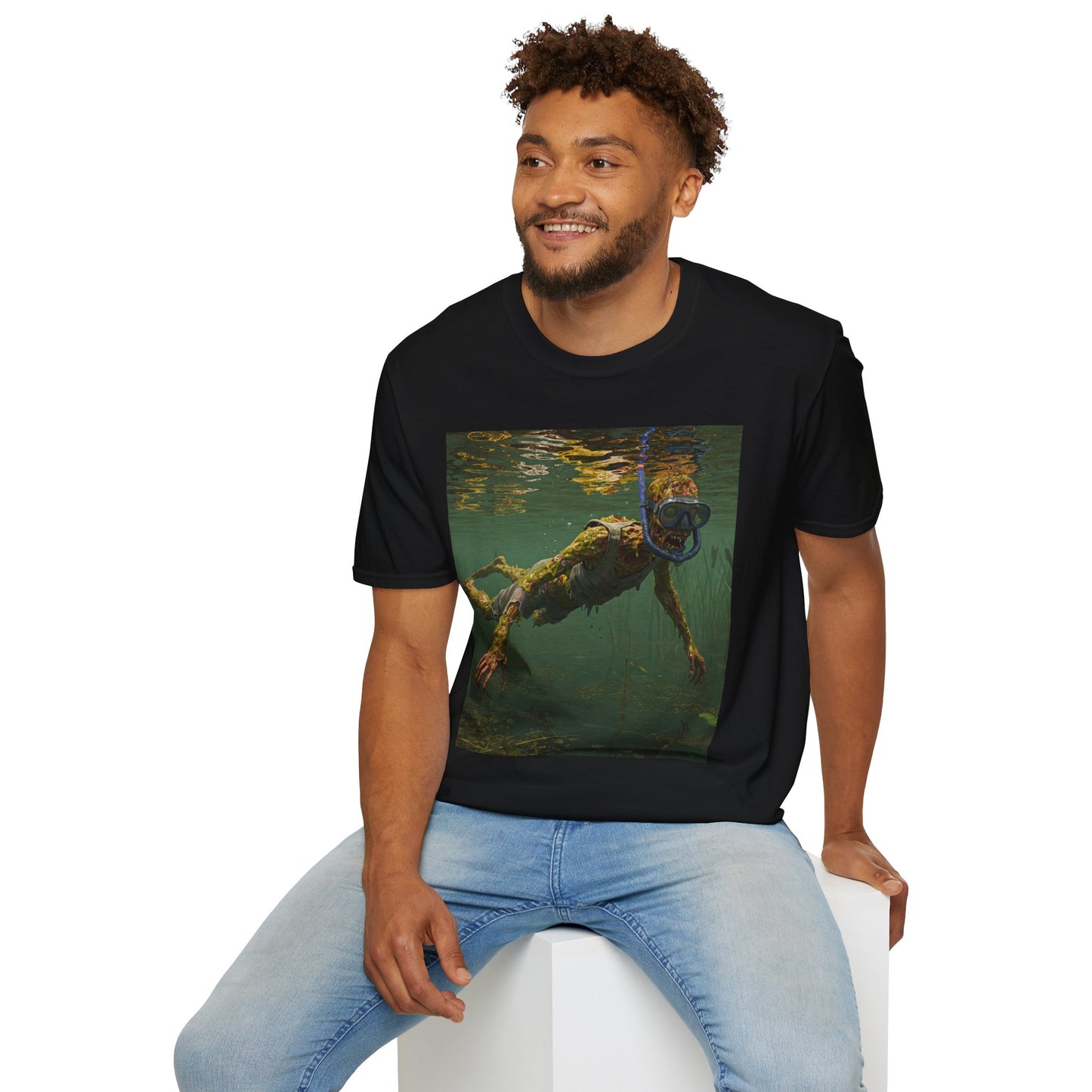 Underwater Explorer Unisex Softstyle T-Shirt - Nature Lover Graphic Tee