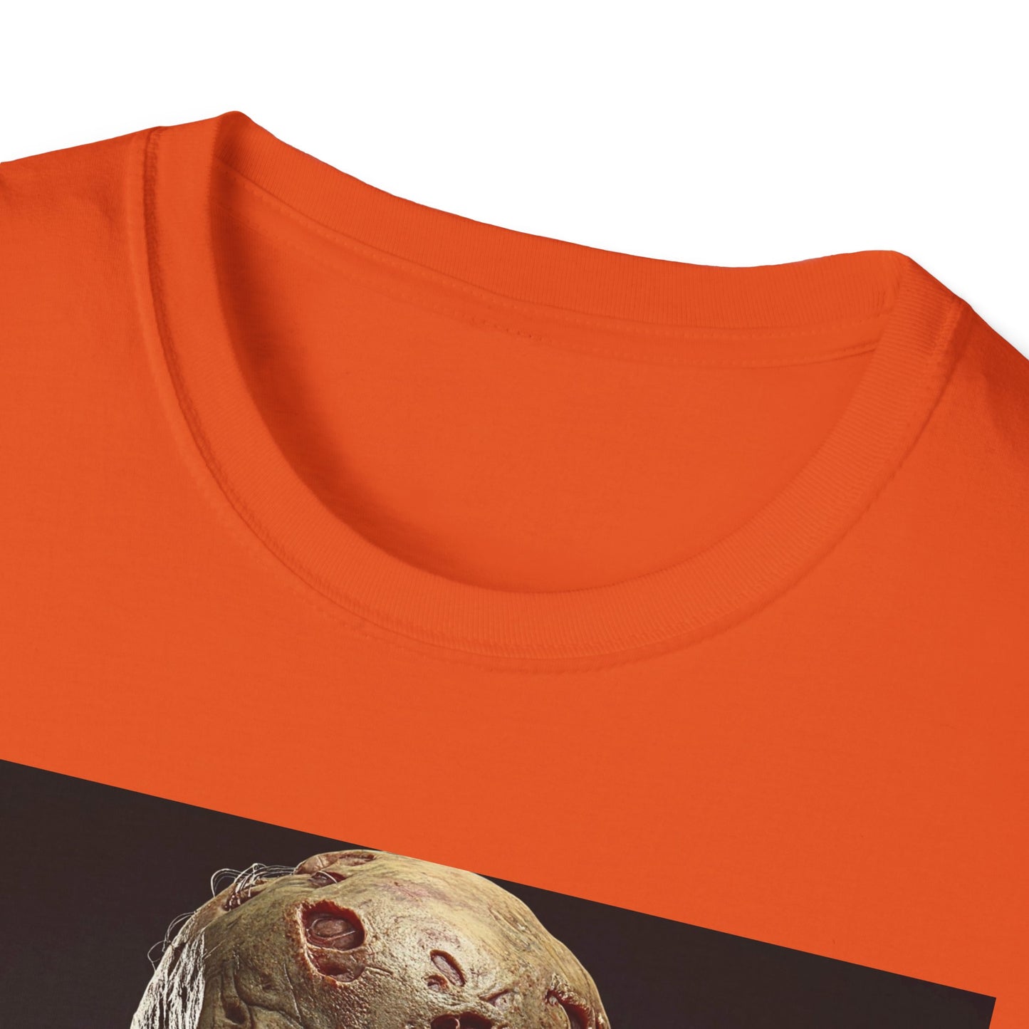 Apocalyptic Portrait Tee, bold, decaying zombie graphic