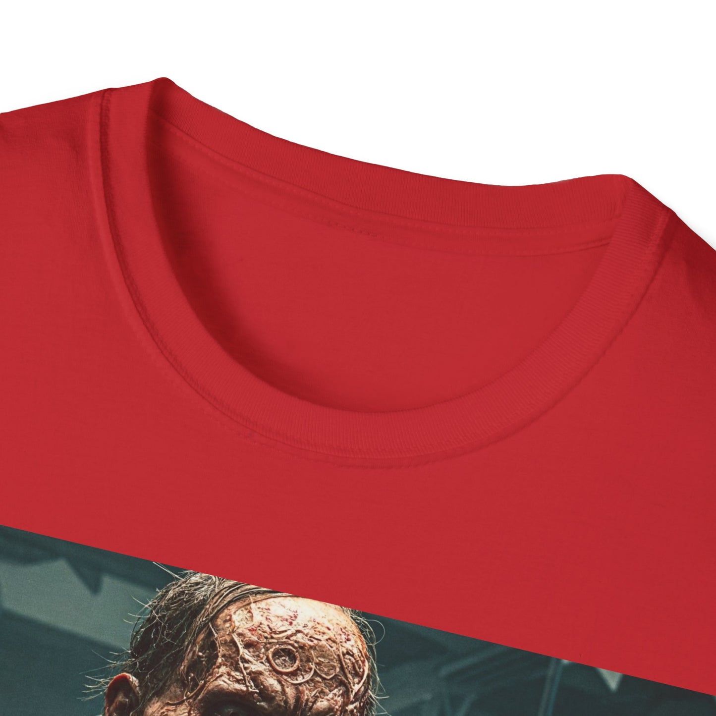 UK - Horror-Inspired Unisex Softstyle T-Shirt - Perfect for Halloween Fans