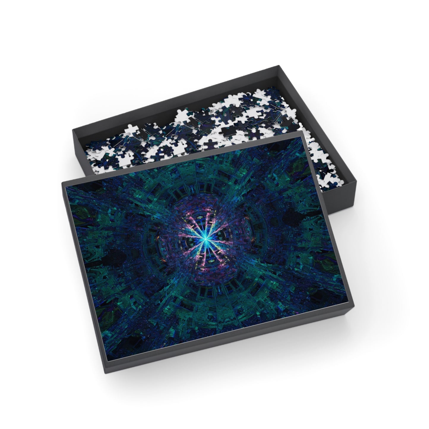 088- Fractal Puzzle (96, 252, 500, 1000-Piece) - Fun Family Activity and Gift