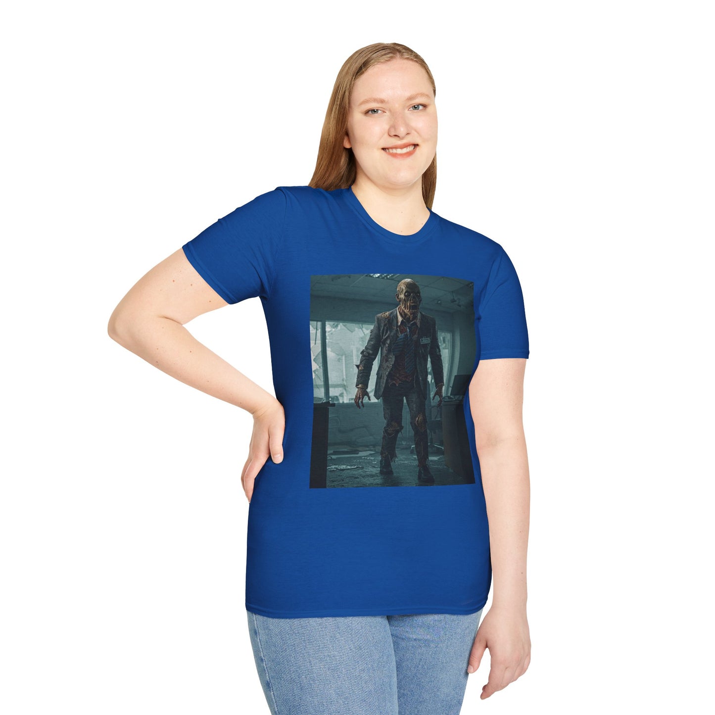 Zombie Apocalypse Unisex Softstyle T-Shirt - Perfect for Horror Fans and Parties