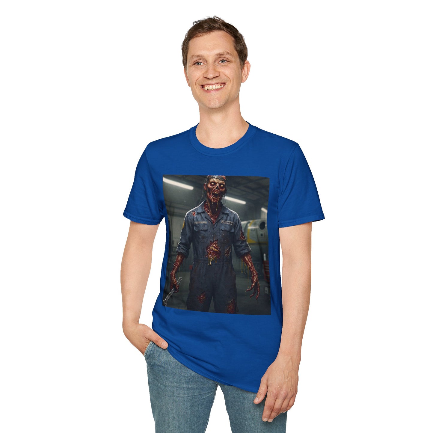 Unisex Softstyle Horror Graphic T-Shirt - Perfect for Halloween and Horror Fans