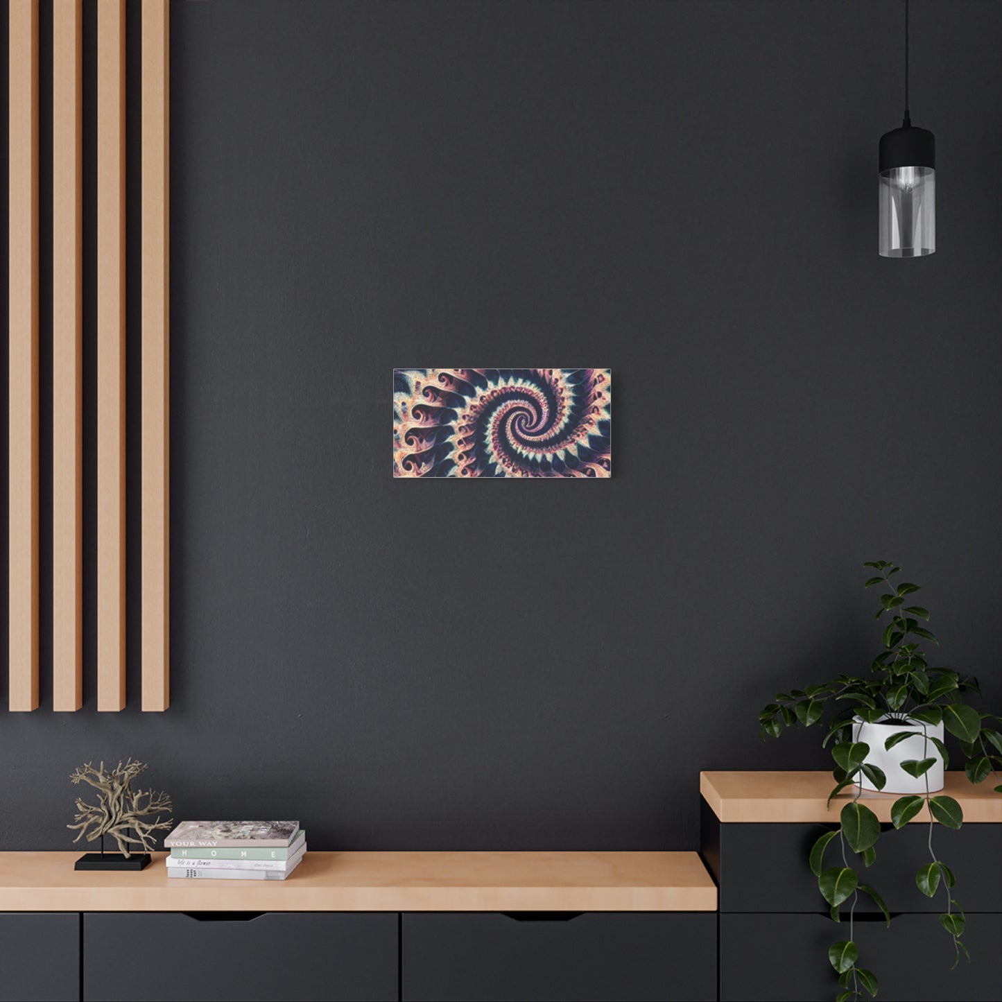 Abstract Spiral Art Canvas Print - Modern Home Decor for Art Lovers
