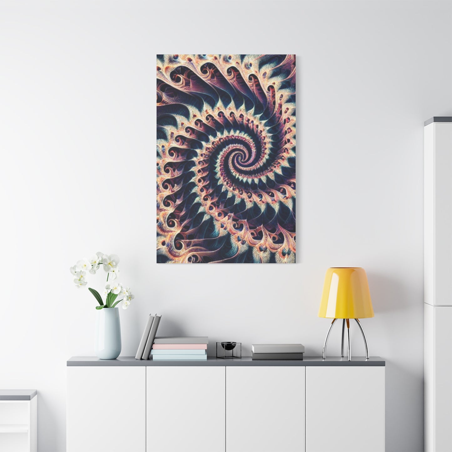 Abstract Spiral Art Canvas Print - Modern Home Decor for Art Lovers