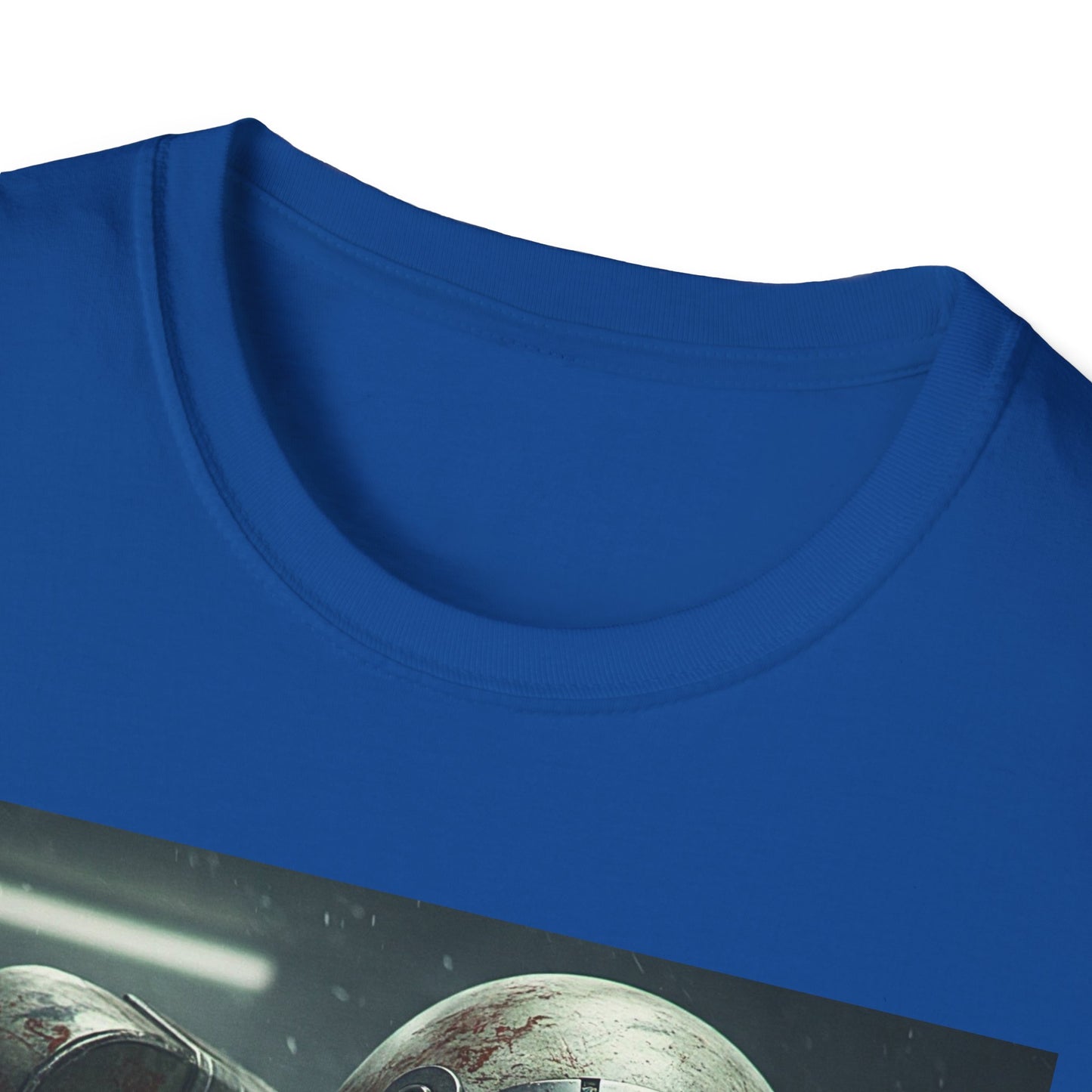 Astronaut Skeleton Apocalyptic Portrait Tee, bold, decaying zombie graphic