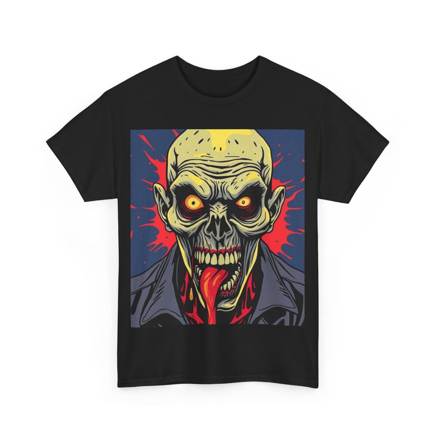 UK - Zombie Graphic Tee - Unisex Heavy Cotton T-Shirt for Horror Fans