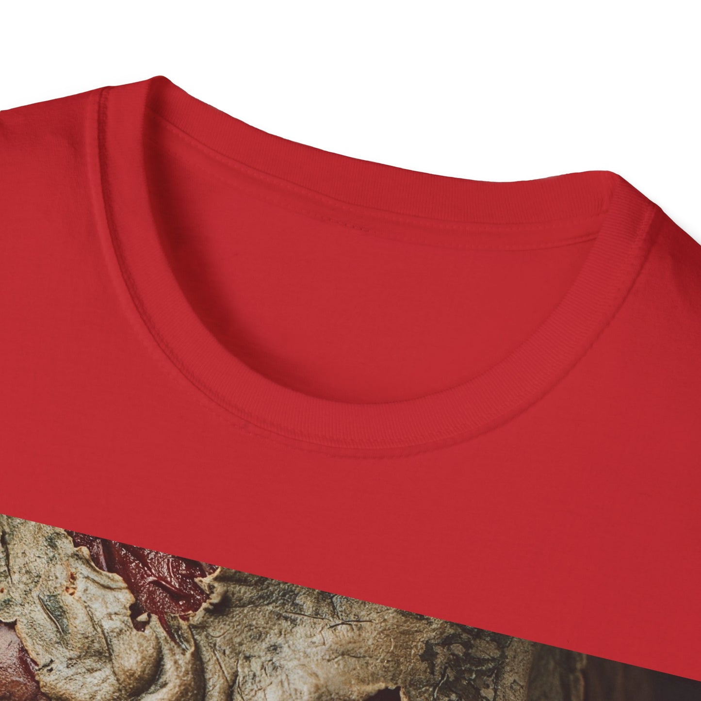 UK - Spooky Zombie Unisex Softstyle T-Shirt - Perfect for Halloween & Horror Fans
