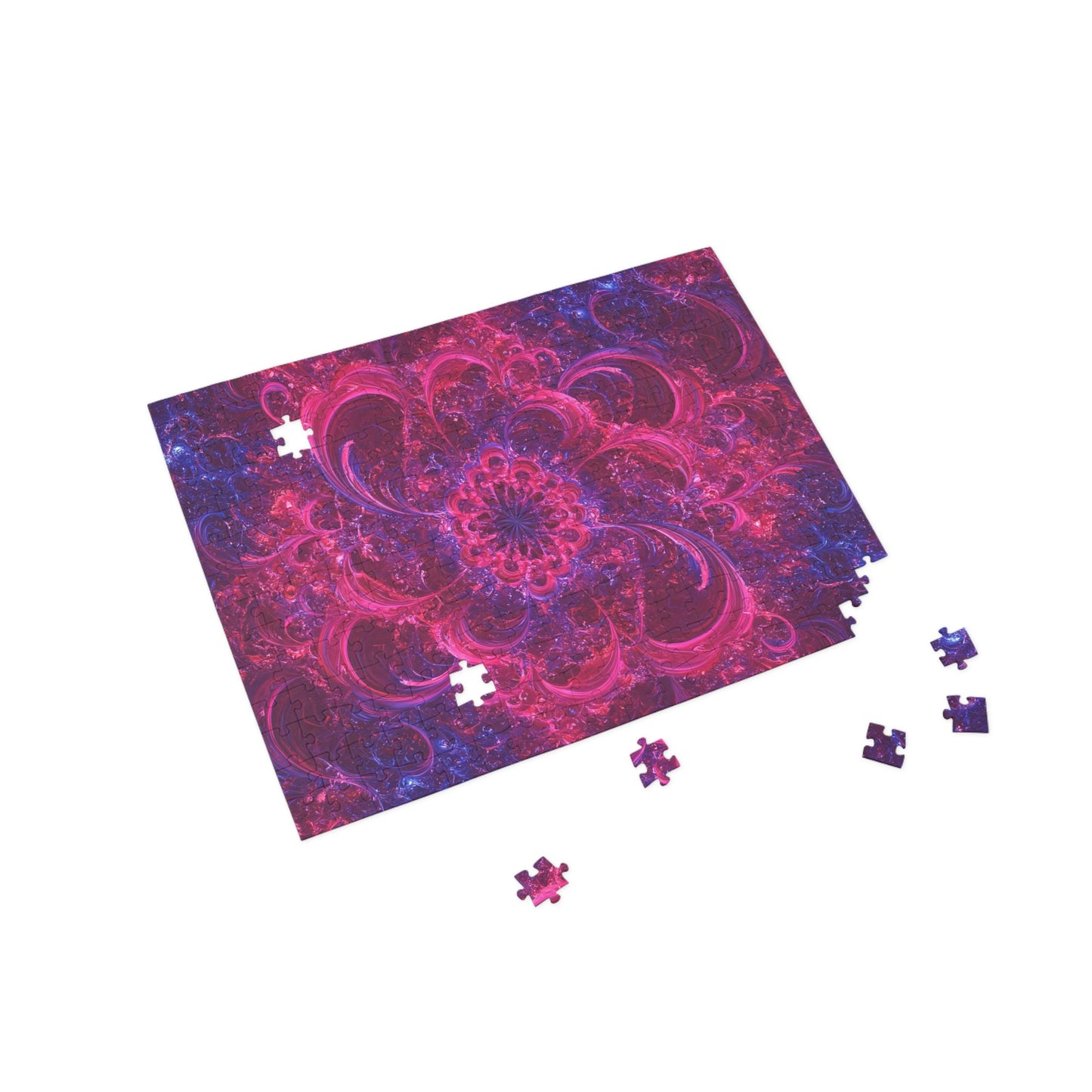 Vibrant Floral Puzzle (500-Piece) - Perfect for Family Game Night & Gifts