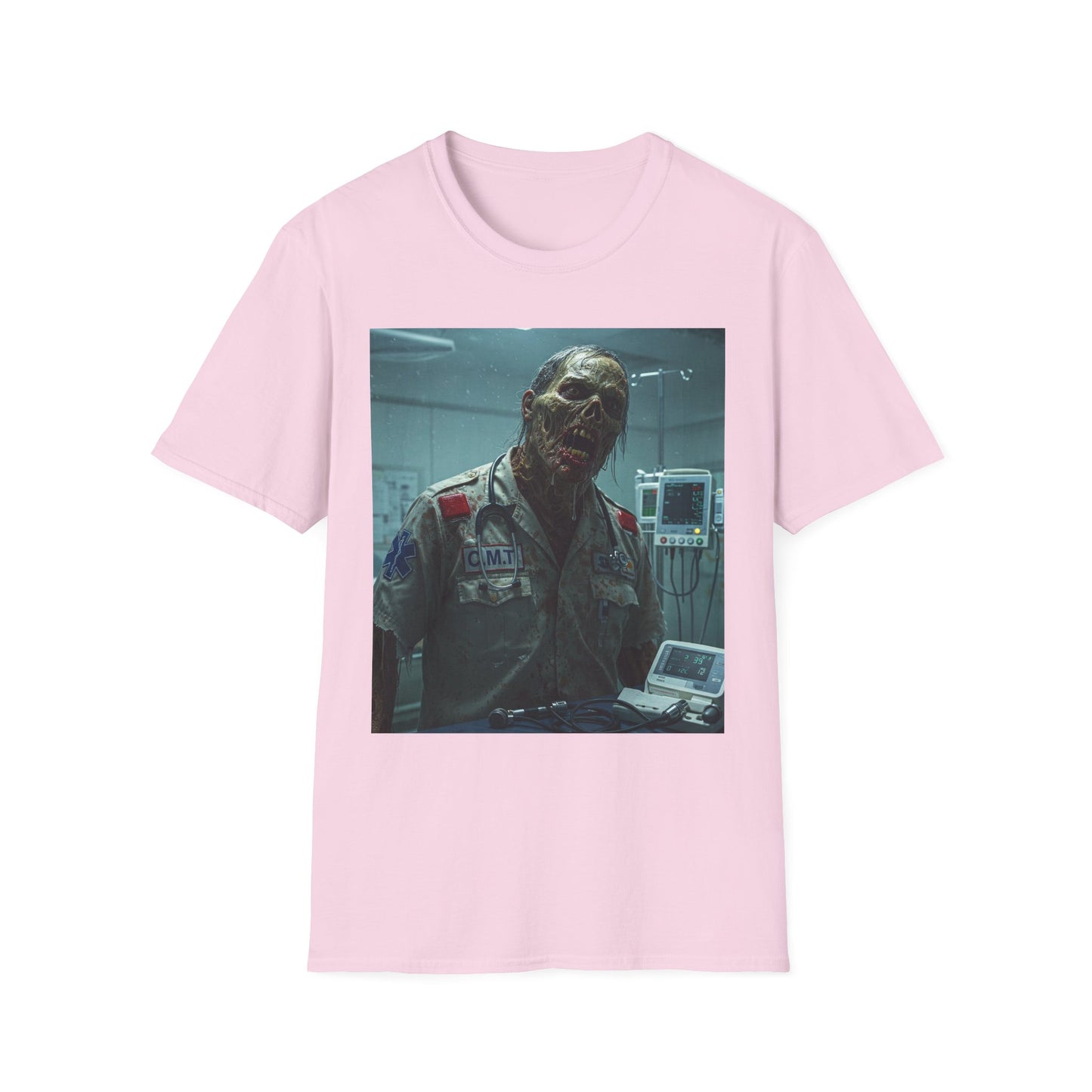 Unisex Horror Graphic T-Shirt - Creepy Zombie Design