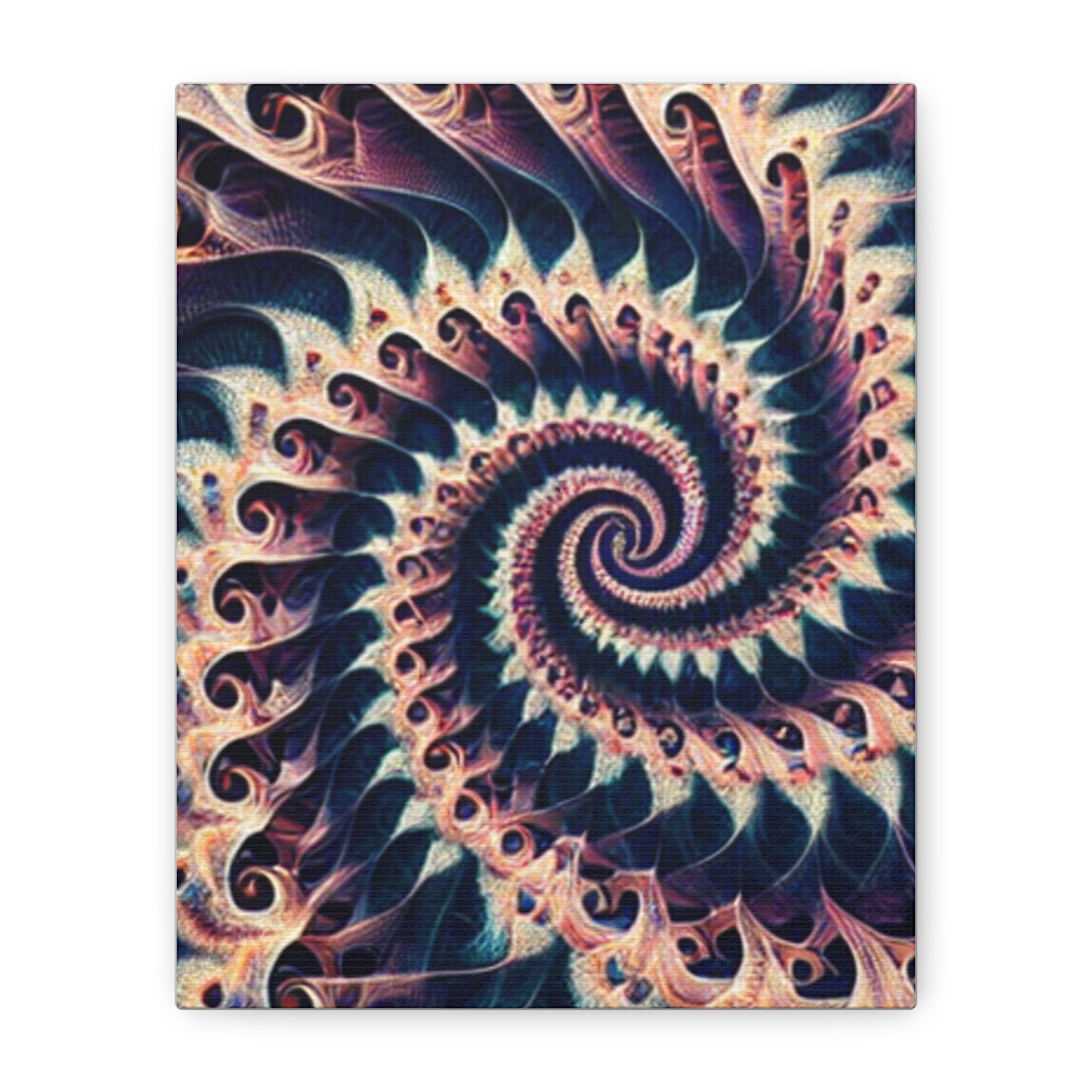 Abstract Spiral Art Canvas Print - Modern Home Decor for Art Lovers