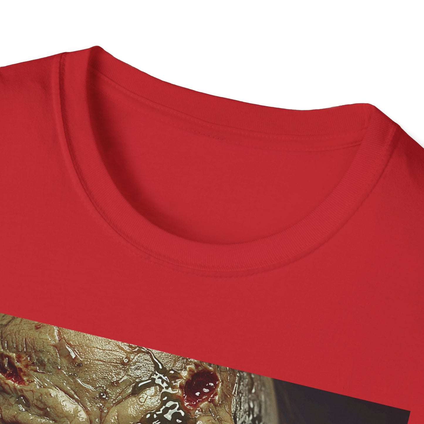 Apocalyptic Portrait Tee, bold, decaying zombie graphic