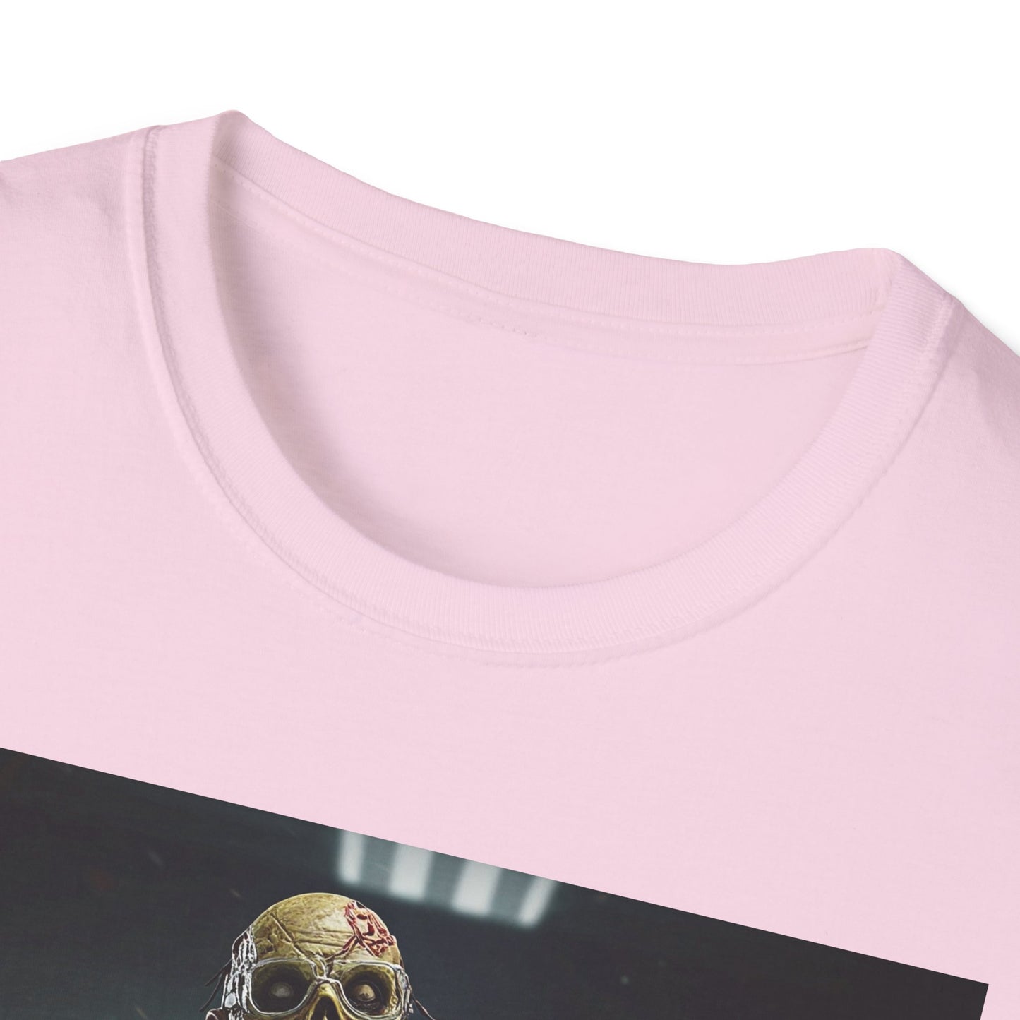 Zombie Scientist Unisex Softstyle T-Shirt - Perfect for Halloween and Horror Fans
