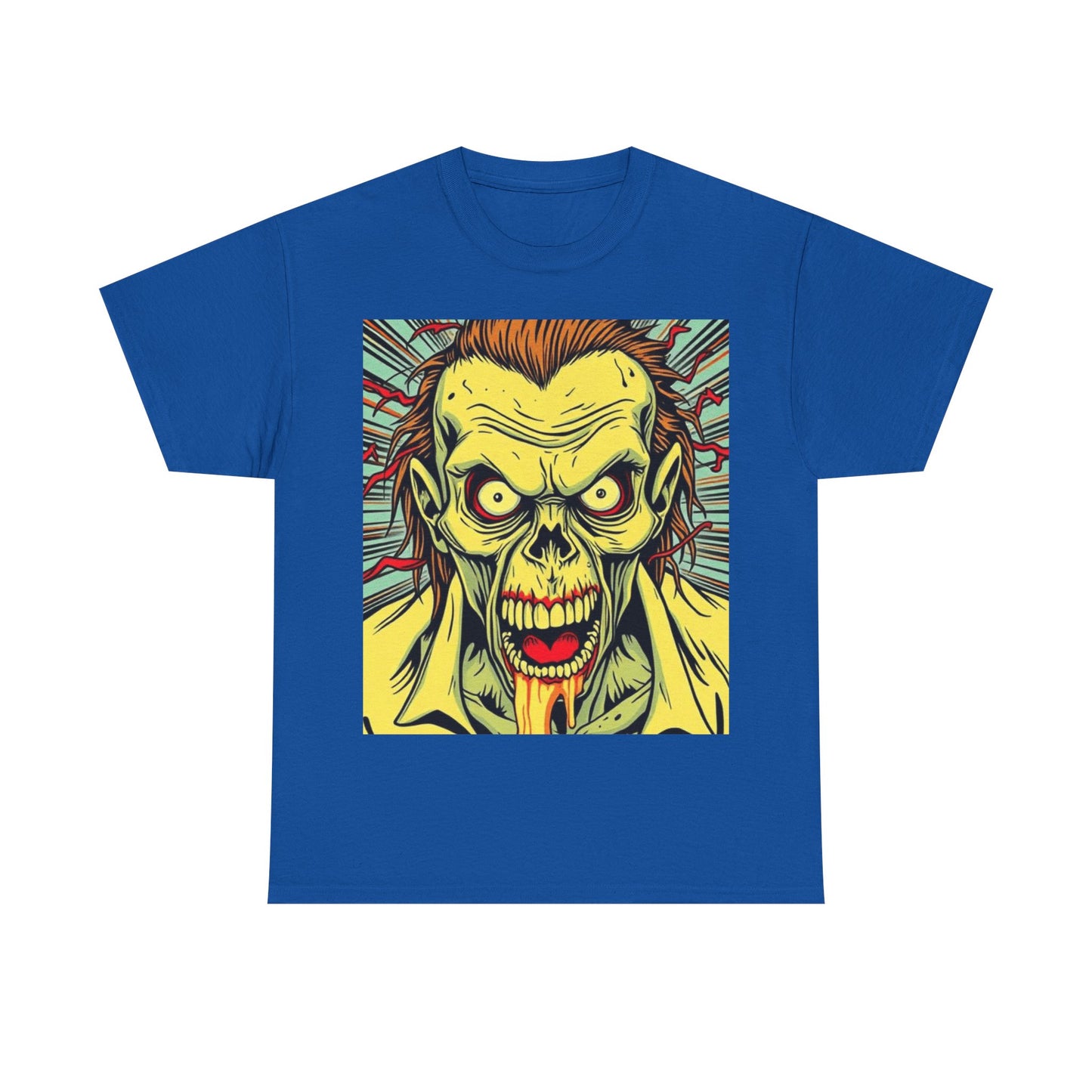 UK - Graphic Zombie Tee - Unisex Heavy Cotton T-Shirt for Horror Fans