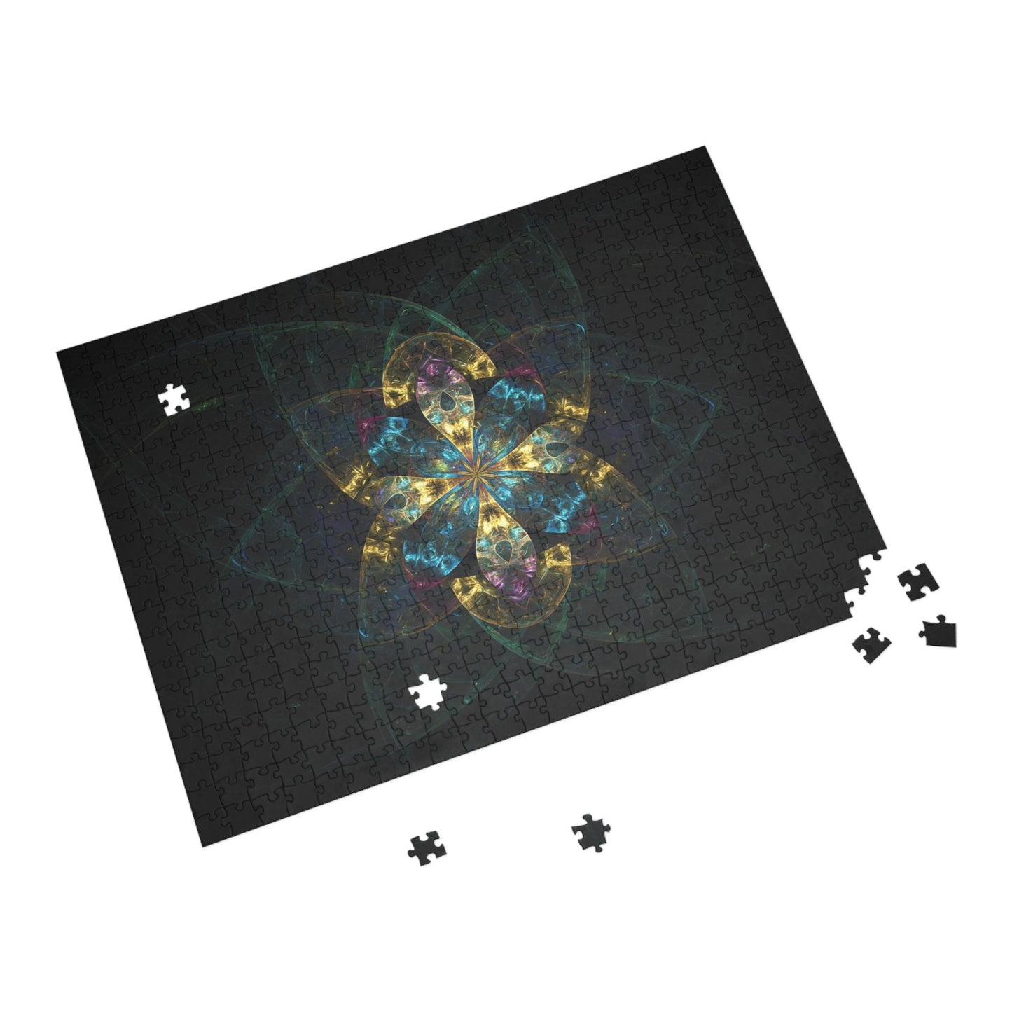 Colorful Floral Mandala Puzzle | 96-1000 Piece Options | Perfect Gift for Puzzle Lovers