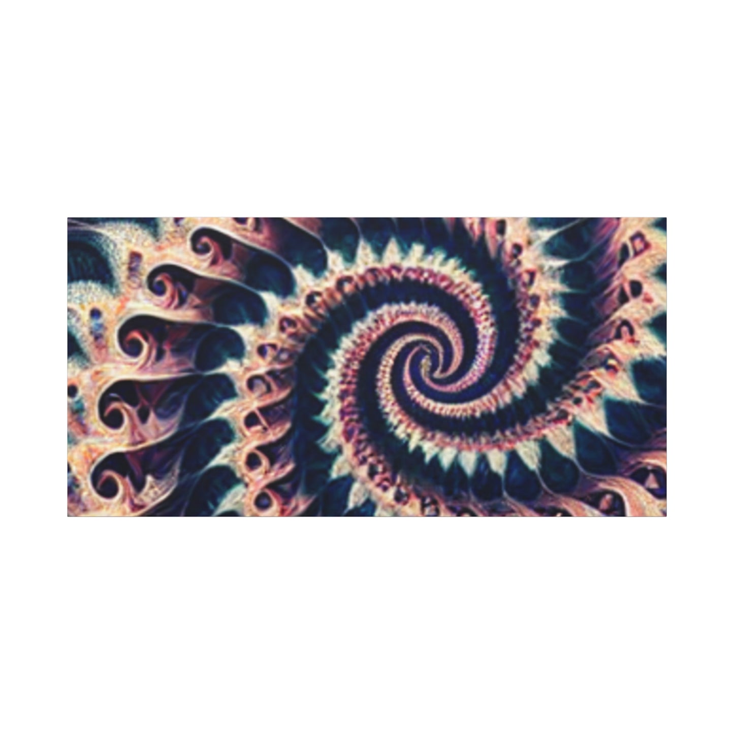 Abstract Spiral Art Canvas Print - Modern Home Decor for Art Lovers