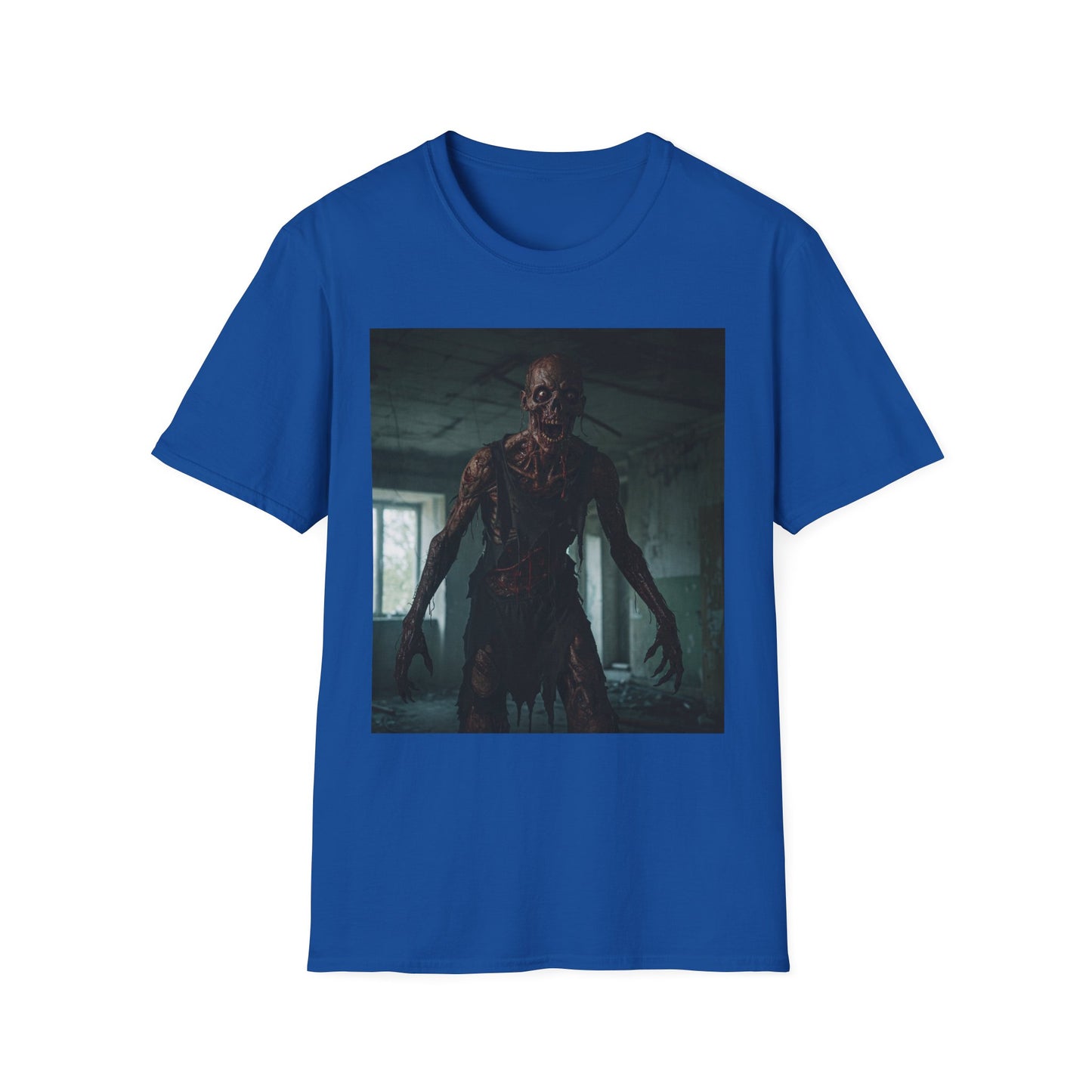 Creepy Horror Graphic Unisex T-Shirt – Perfect for Halloween and Haunted House Lovers