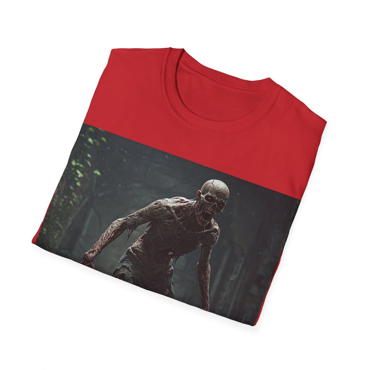 UK - Horror Creature Unisex Softstyle T-Shirt - Spooky Graphic Tee