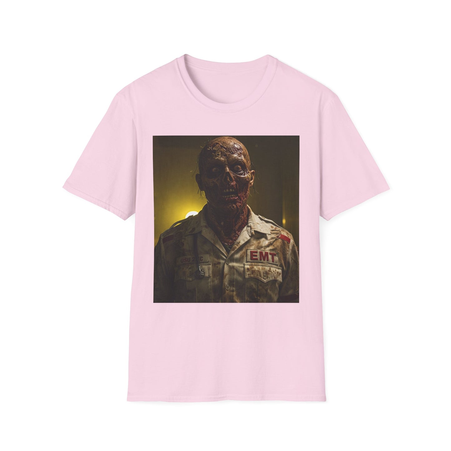 Zombie EMT Unisex Softstyle T-Shirt - Horror Apparel for Halloween