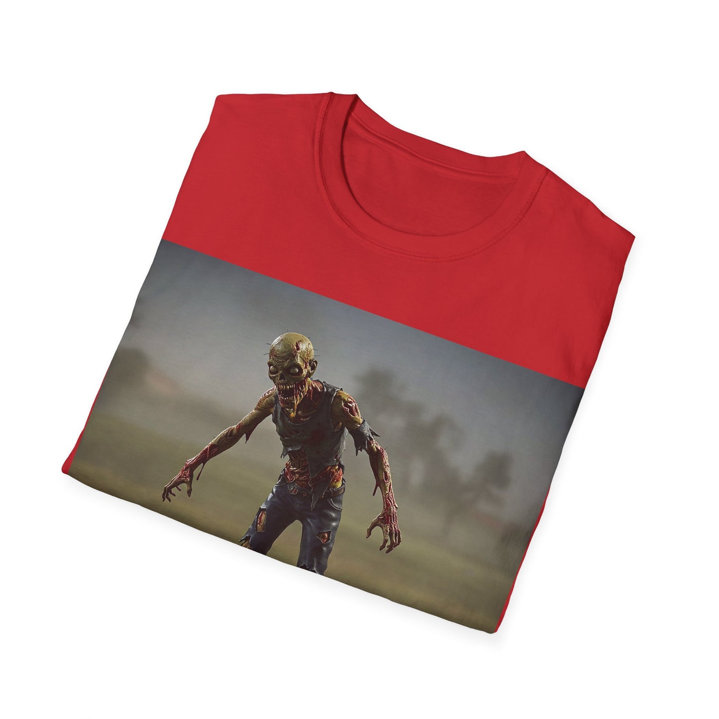 UK - Unisex Zombie Hopscotch T-Shirt - Perfect for Halloween or Casual Wear