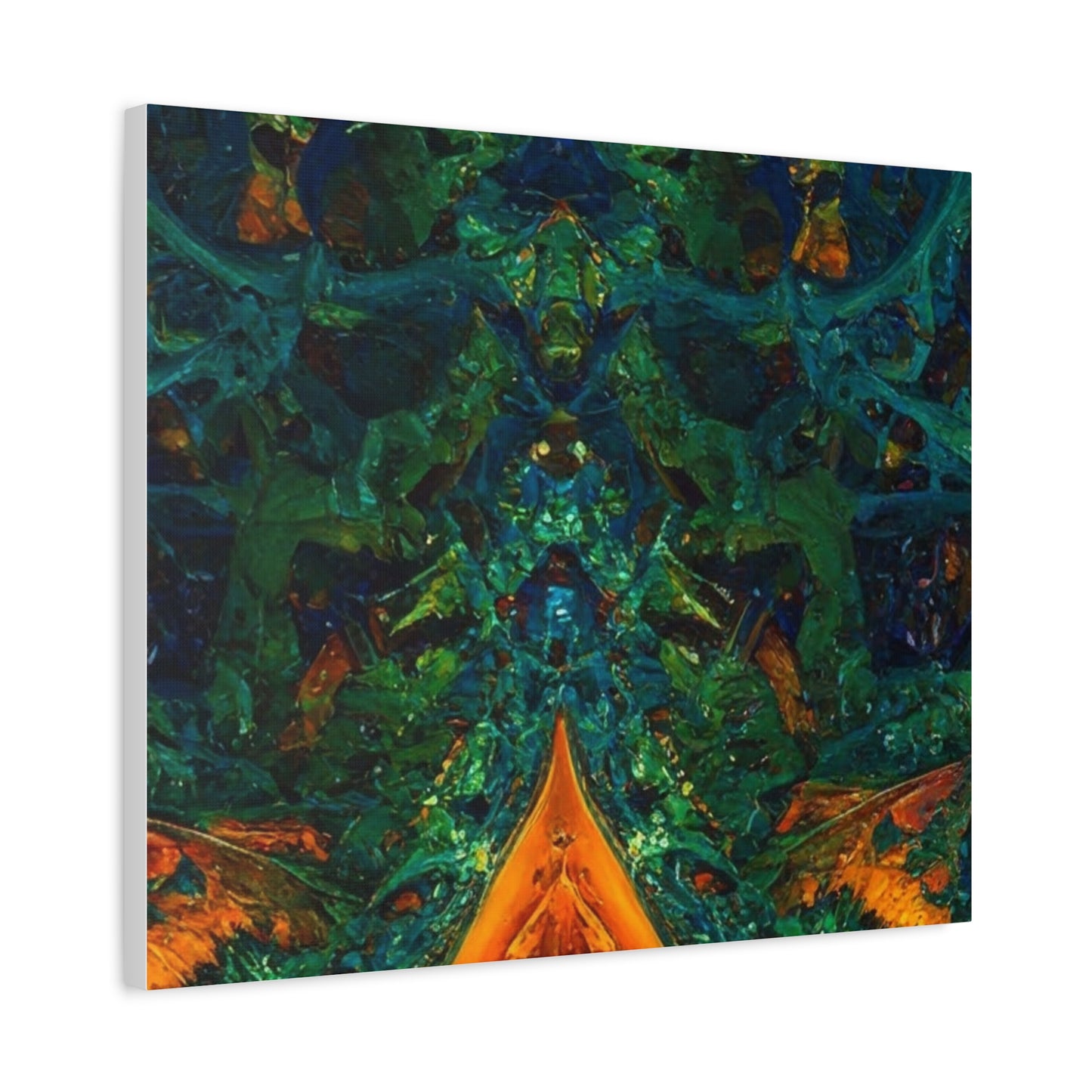 Vibrant Abstract Fractal Art Canvas Print