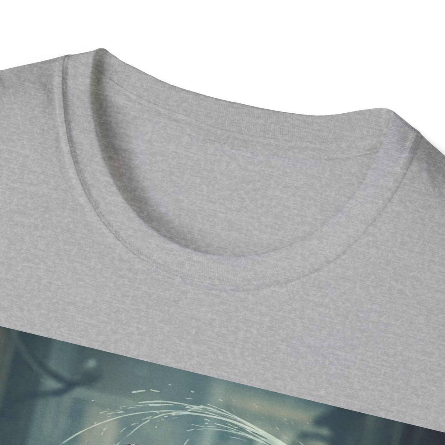 UK - Unisex Softstyle Horror Graphic T-Shirt - Spooky Monster Design