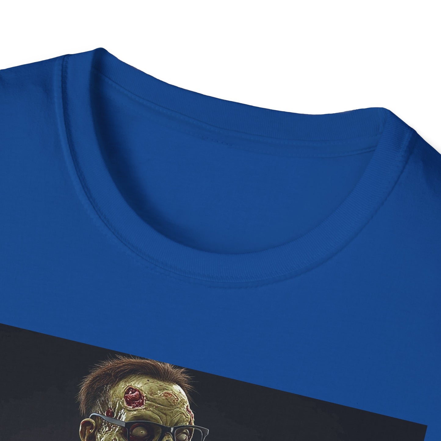 Zombie Graphic Unisex Softstyle T-Shirt - Perfect for Halloween and Casual Wear