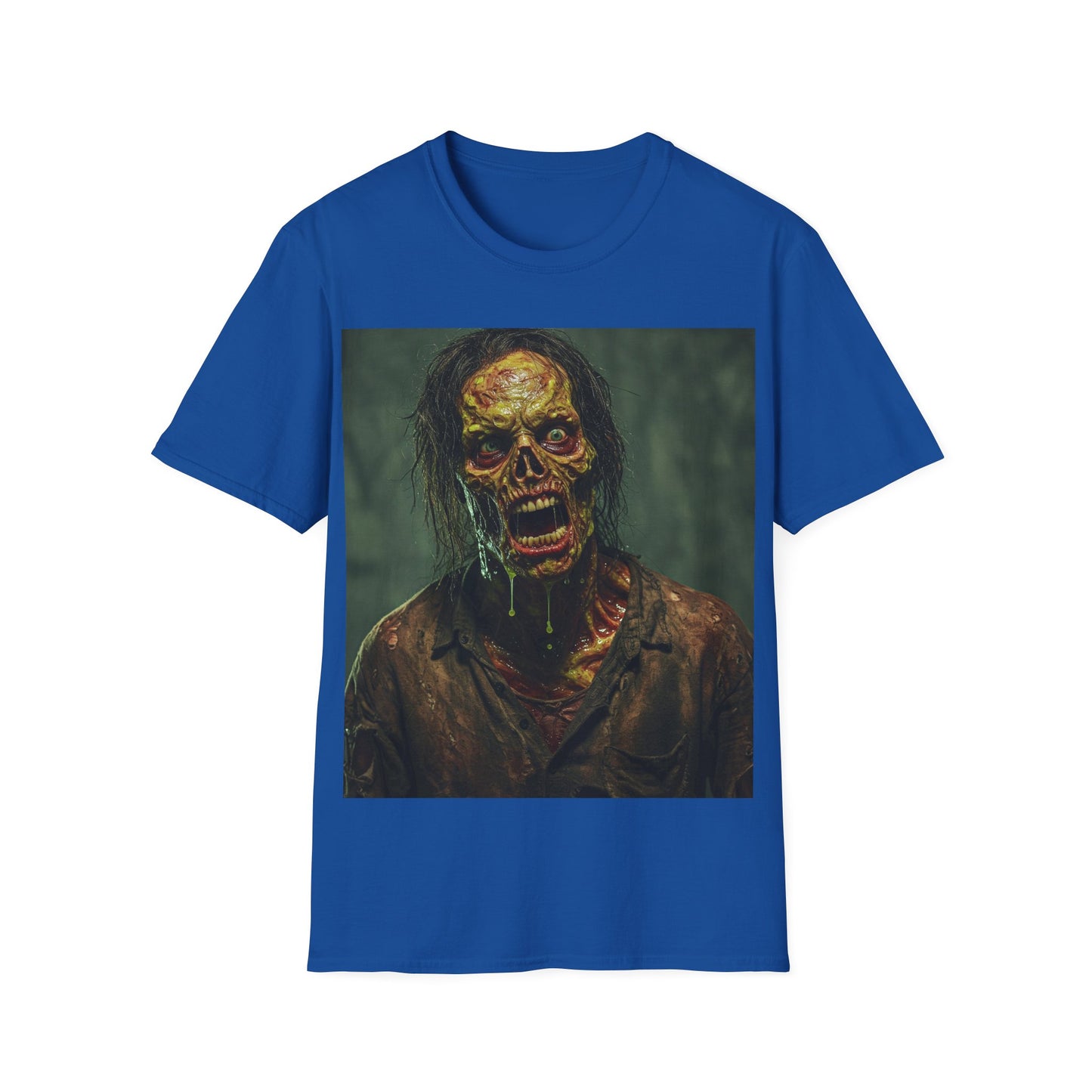 UK - Apocalyptic Portrait Tee, bold, decaying zombie graphic