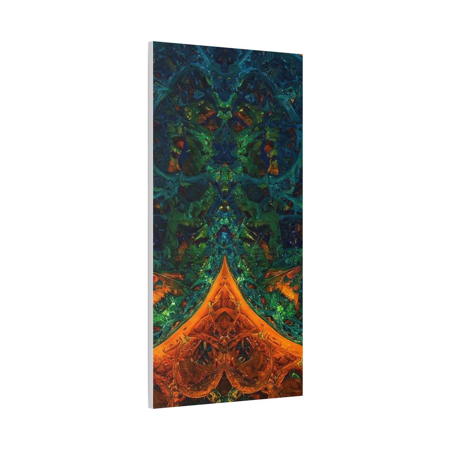Vibrant Abstract Fractal Art Canvas Print