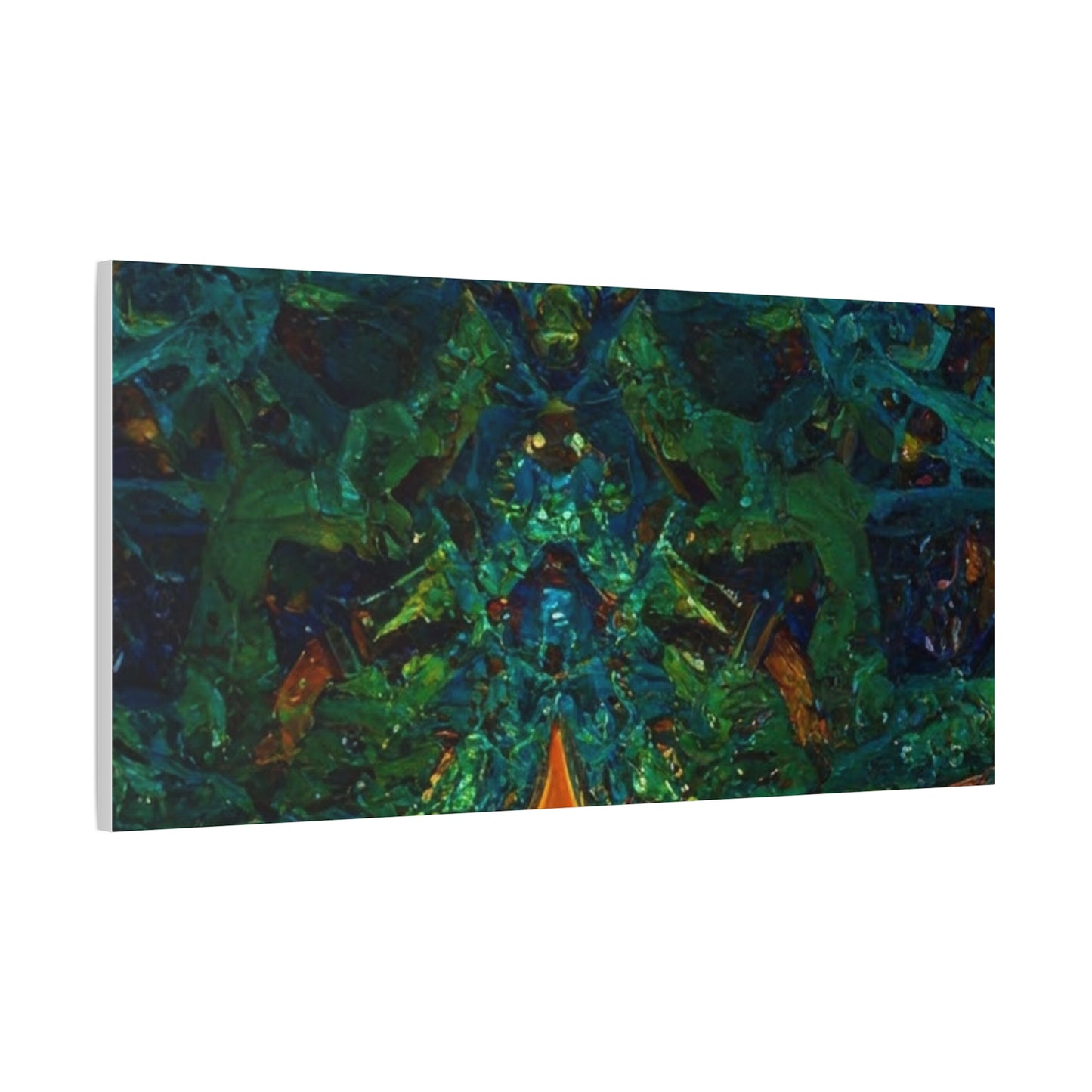 Vibrant Abstract Fractal Art Canvas Print