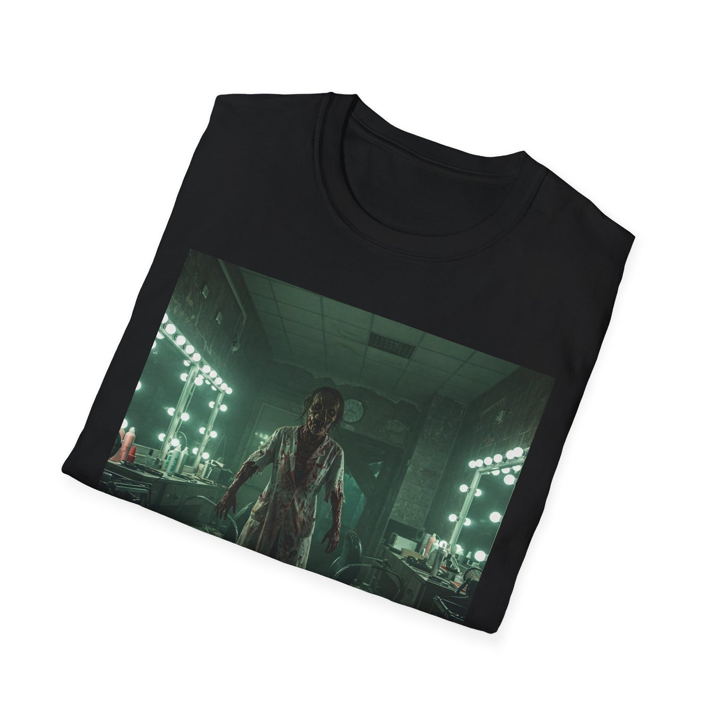 Creepy Horror Unisex Softstyle T-Shirt - Perfect for Halloween