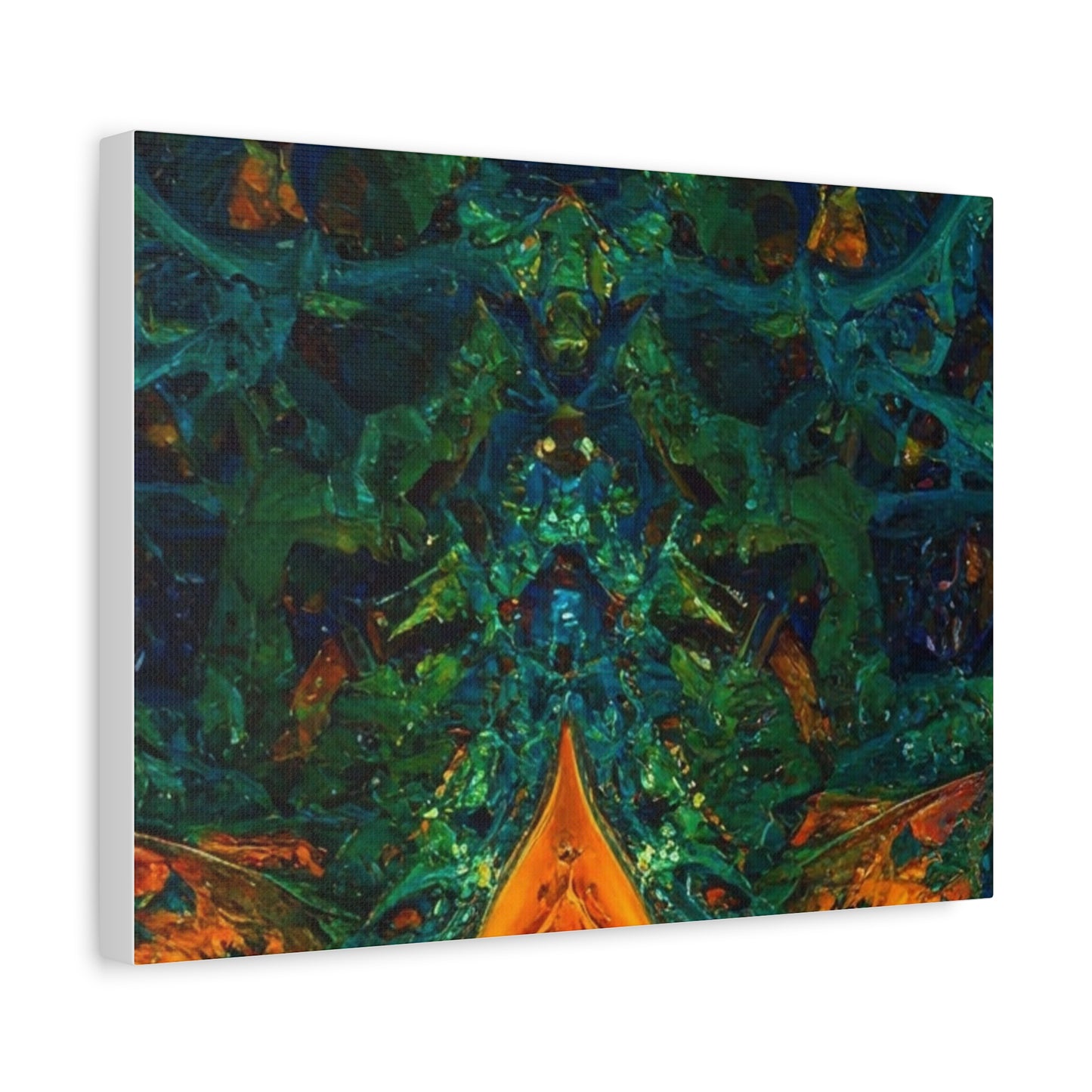 Vibrant Abstract Fractal Art Canvas Print