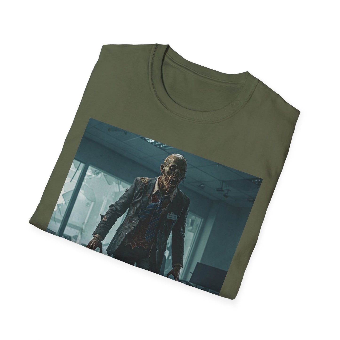 Zombie Apocalypse Unisex Softstyle T-Shirt - Perfect for Horror Fans and Parties