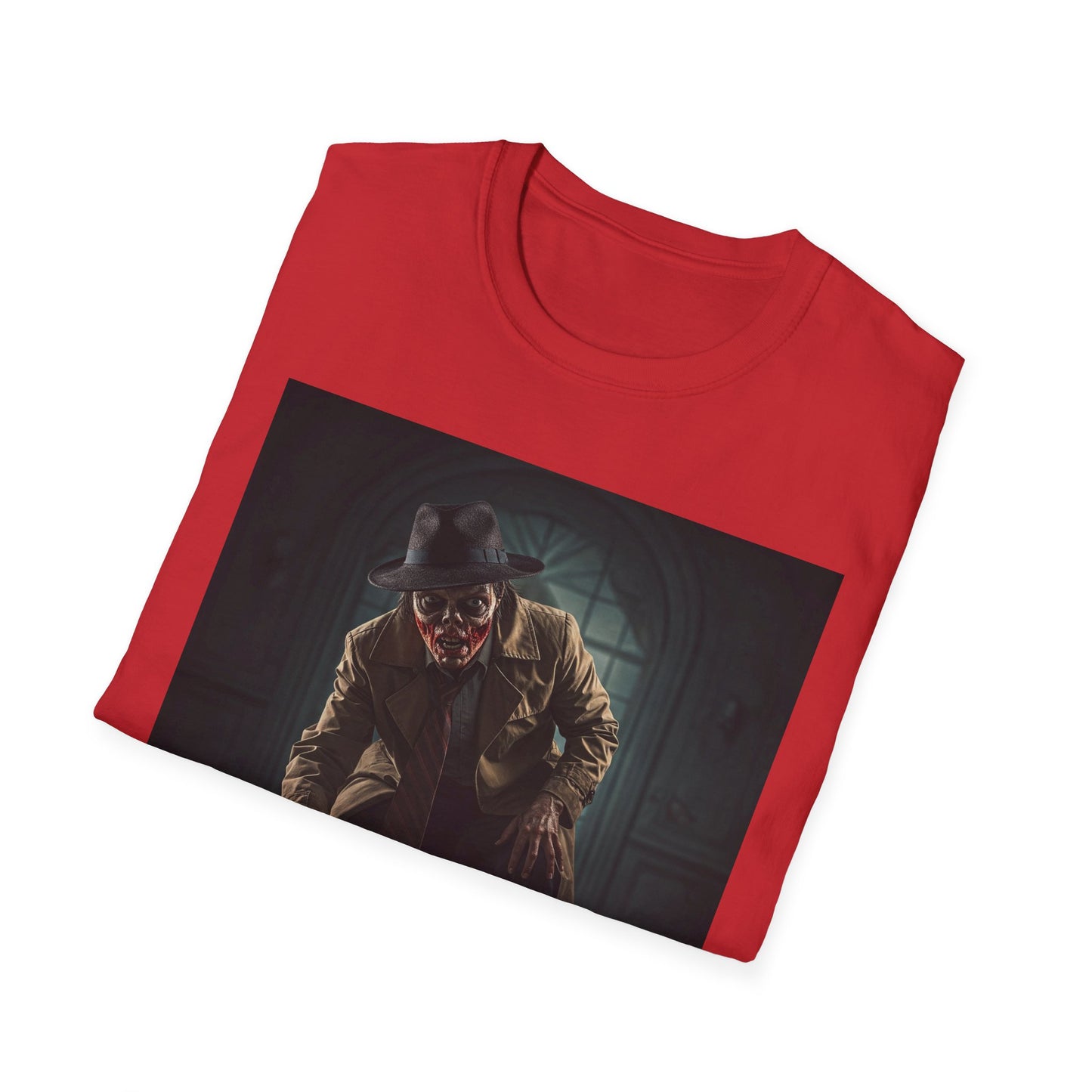 Unisex Horror-Themed Softstyle T-Shirt - Perfect for Halloween and Horror Fans
