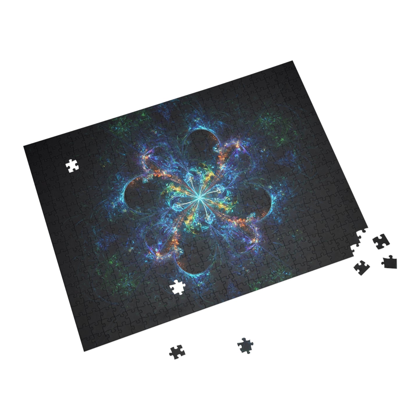 023 - Fractal Puzzle (96, 252, 500, 1000-Piece) - Fun Family Activity and Gift