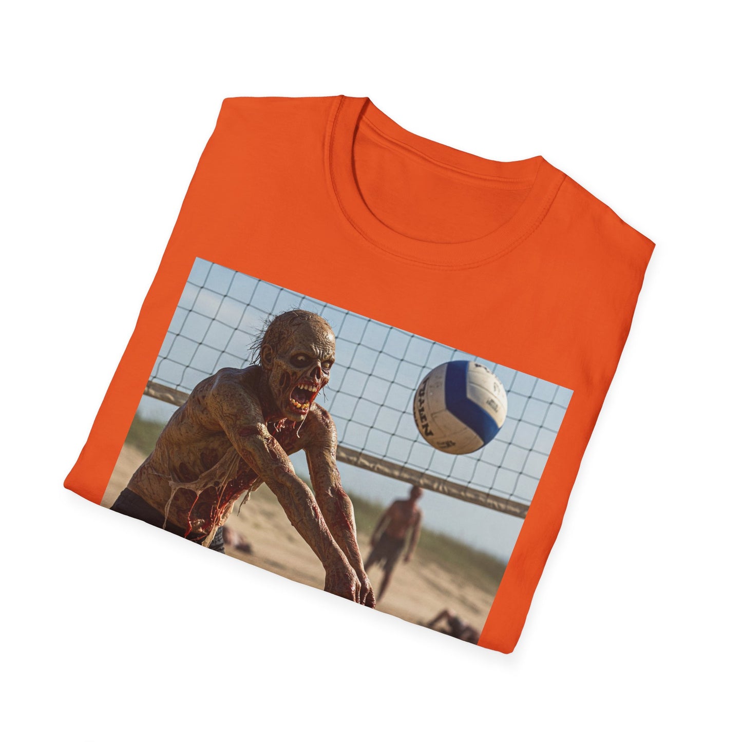 Beach Volleyball Unisex Softstyle T-Shirt - Perfect for Summer Fun and Sports Lovers