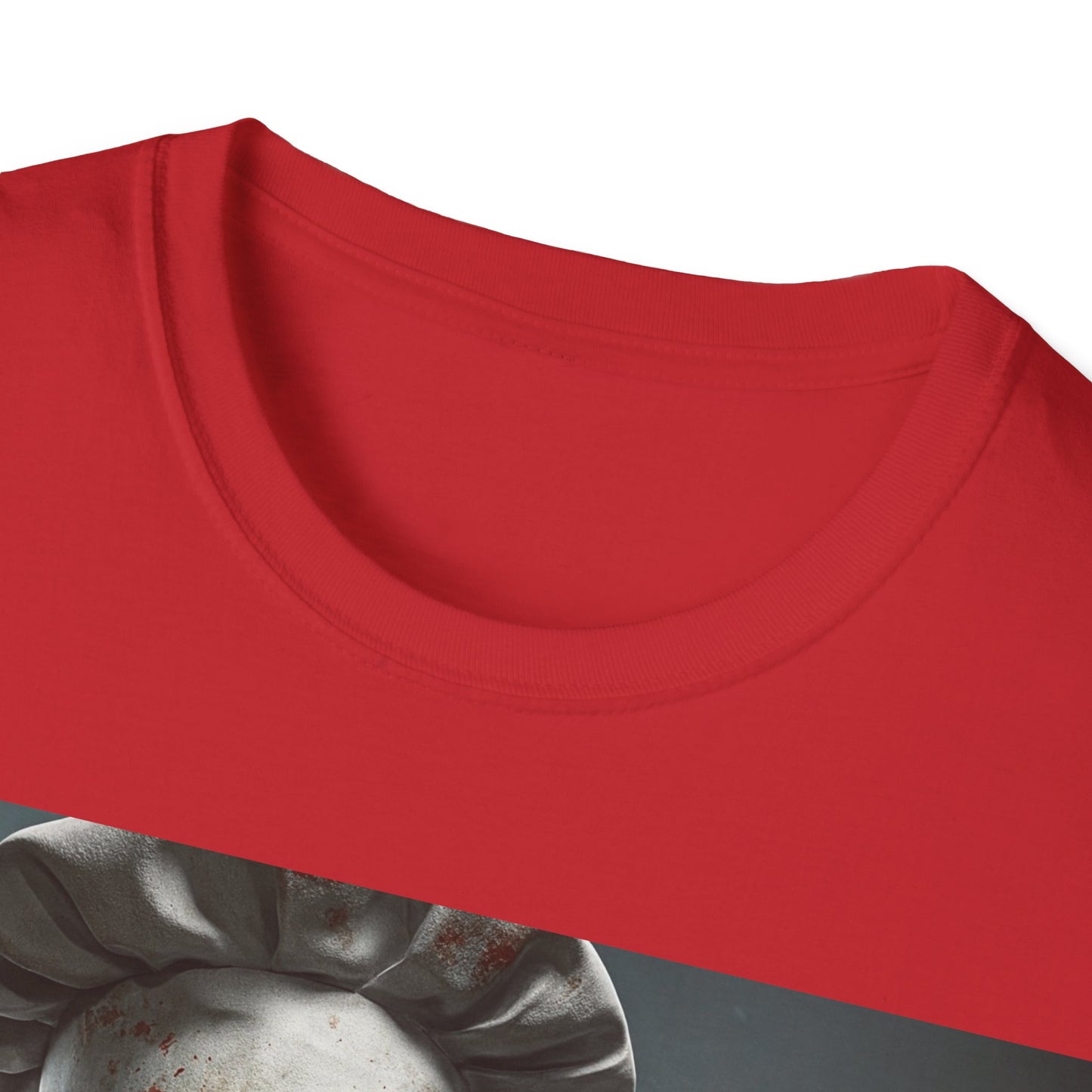 UK - Spooky Chef Apocalyptic Portrait Tee, bold, decaying zombie graphic
