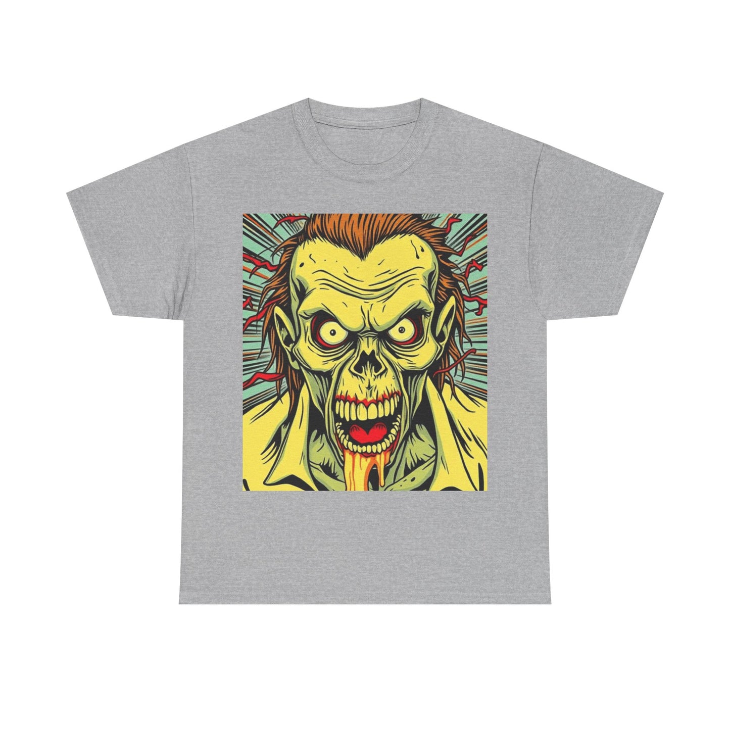 UK - Graphic Zombie Tee - Unisex Heavy Cotton T-Shirt for Horror Fans