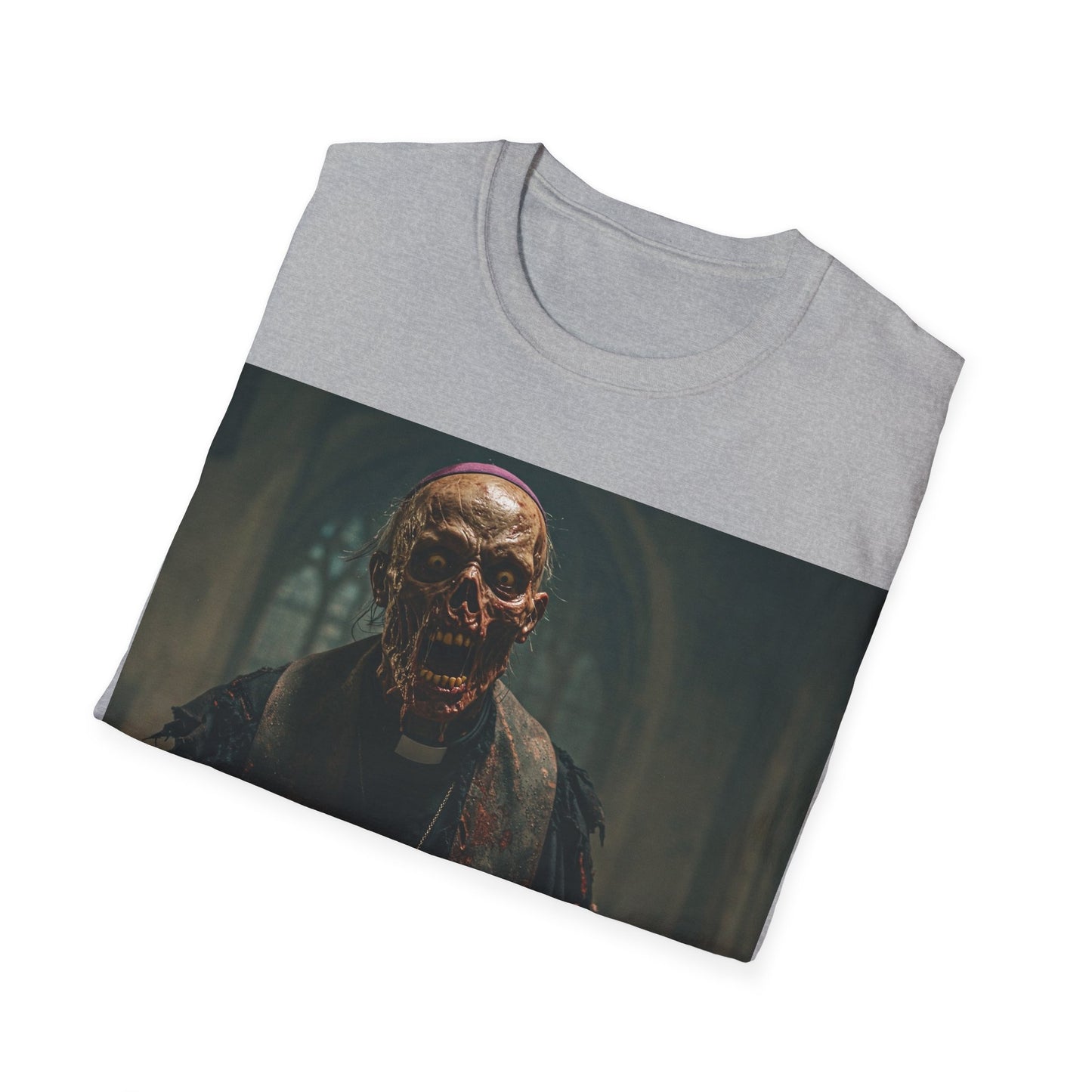 UK - Unisex Horror Graphic T-Shirt - Spooky Skeleton Design