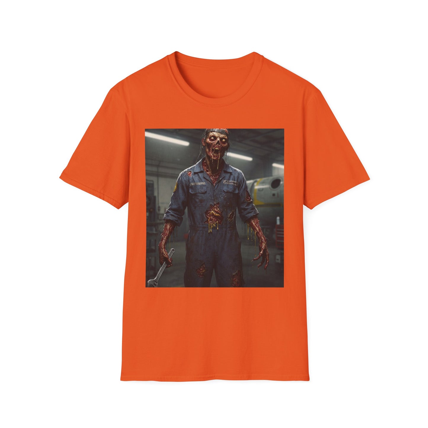 Unisex Softstyle Horror Graphic T-Shirt - Perfect for Halloween and Horror Fans