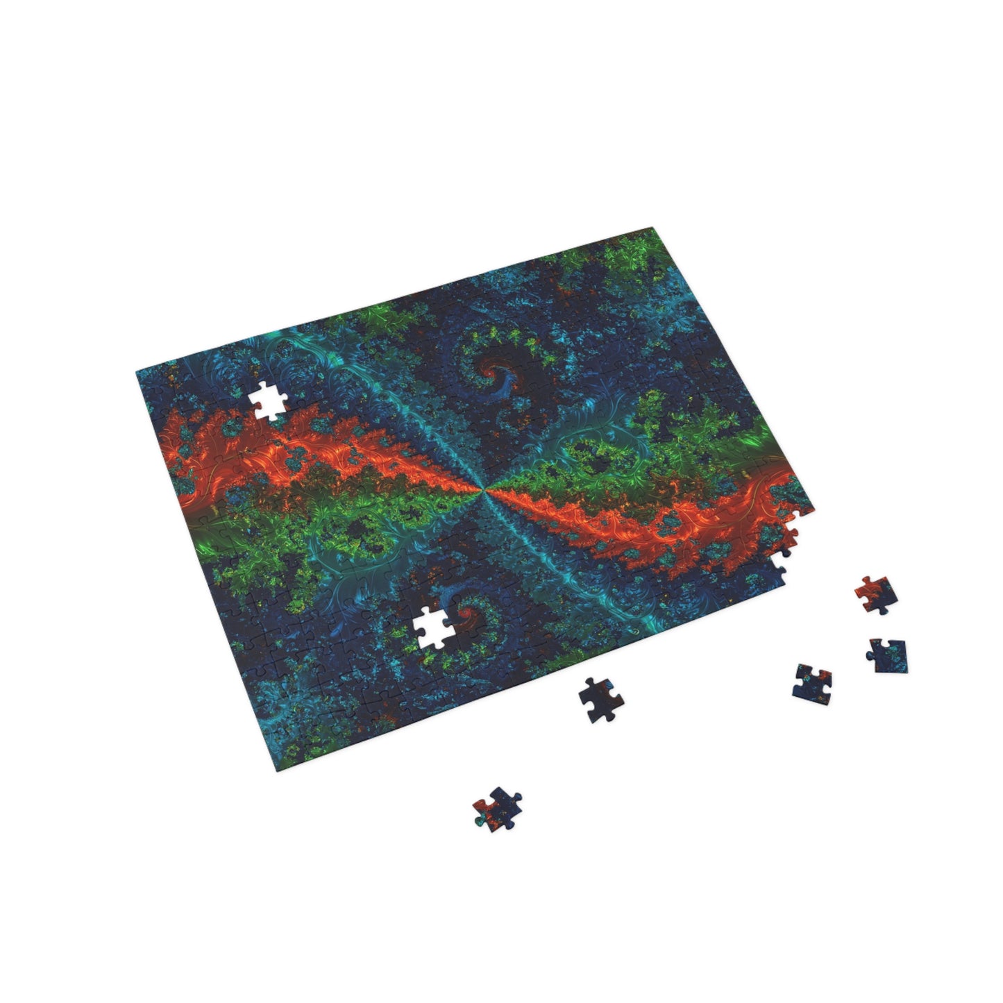 076- Fractal Puzzle (96, 252, 500, 1000-Piece) - Fun Family Activity and Gift