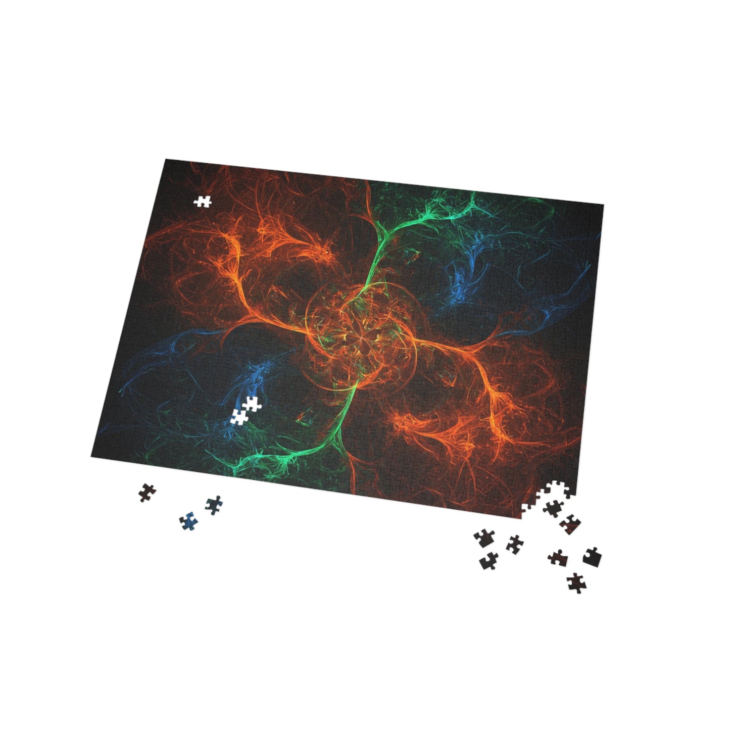 Colorful Fractal Puzzle - 500-Piece Jigsaw for All Ages