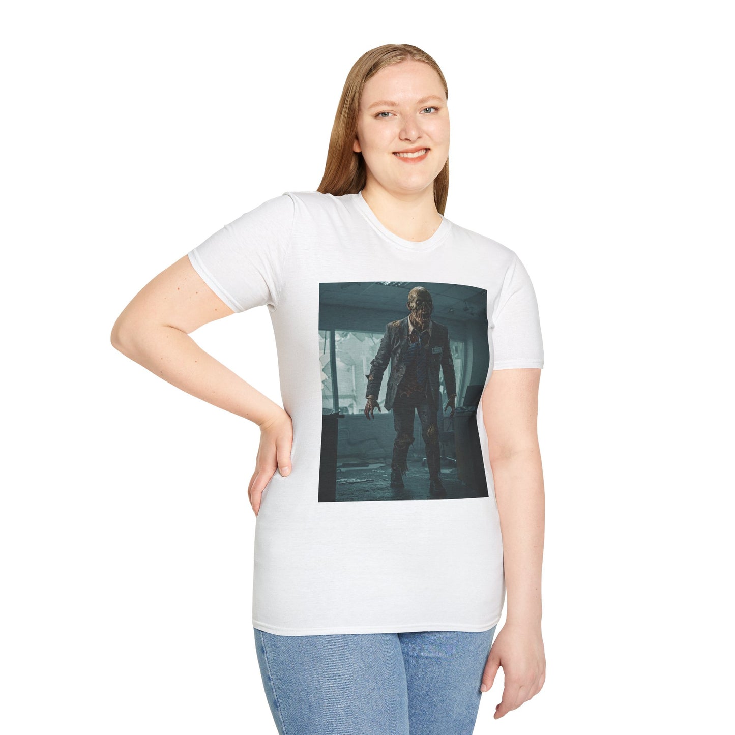 Zombie Apocalypse Unisex Softstyle T-Shirt - Perfect for Horror Fans and Parties