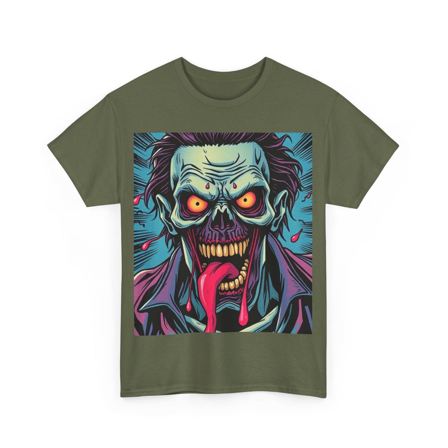 UK - Vibrant Zombie Graphic Tee - Unisex