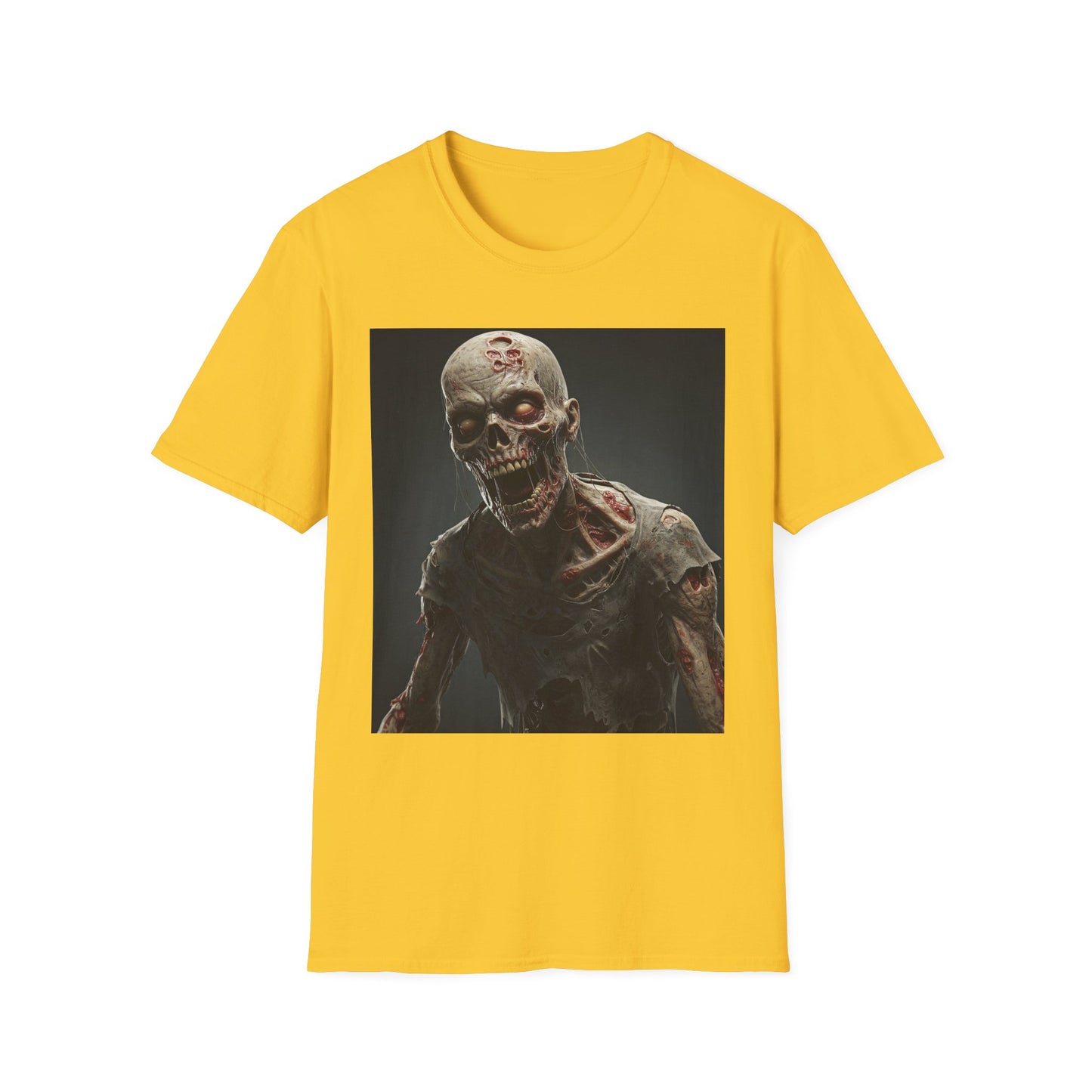 Zombie Graphic Unisex Softstyle T-Shirt | Perfect for Halloween and Horror Fans
