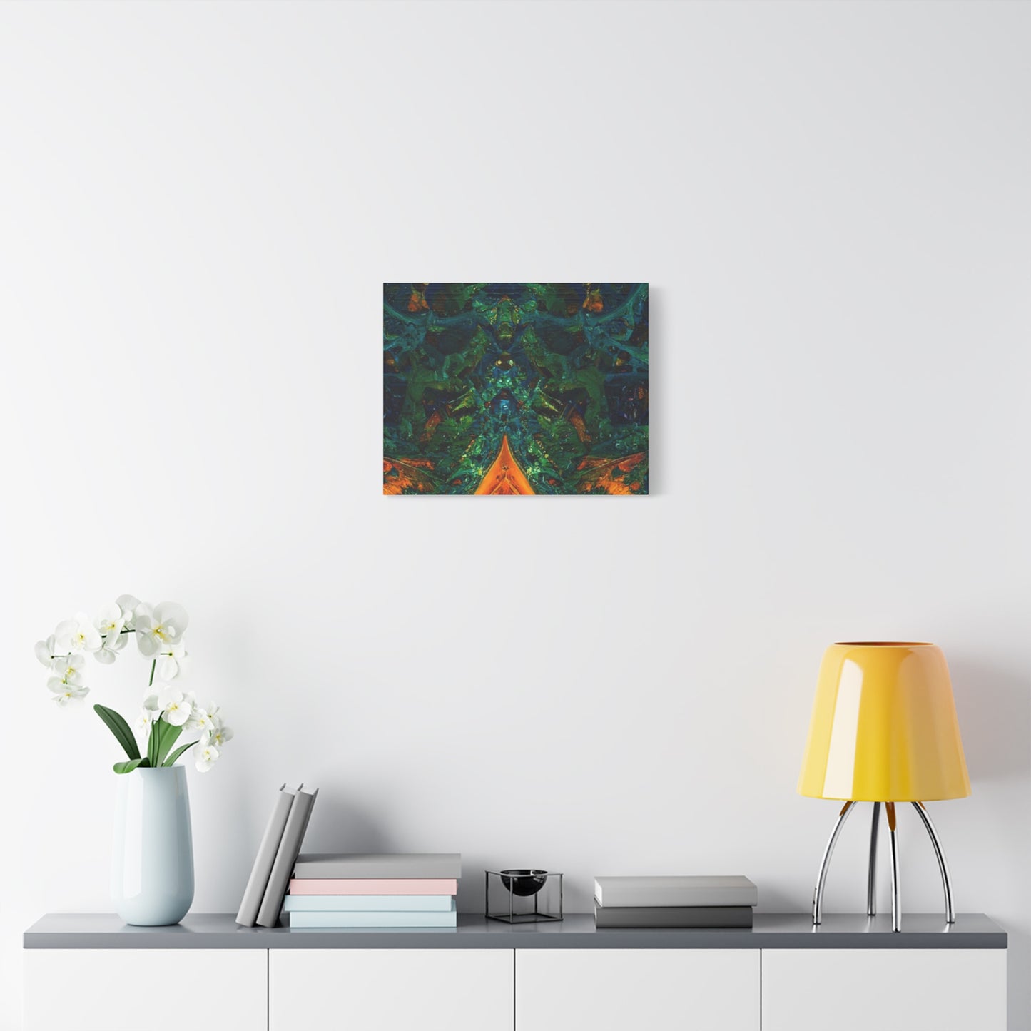 Vibrant Abstract Fractal Art Canvas Print