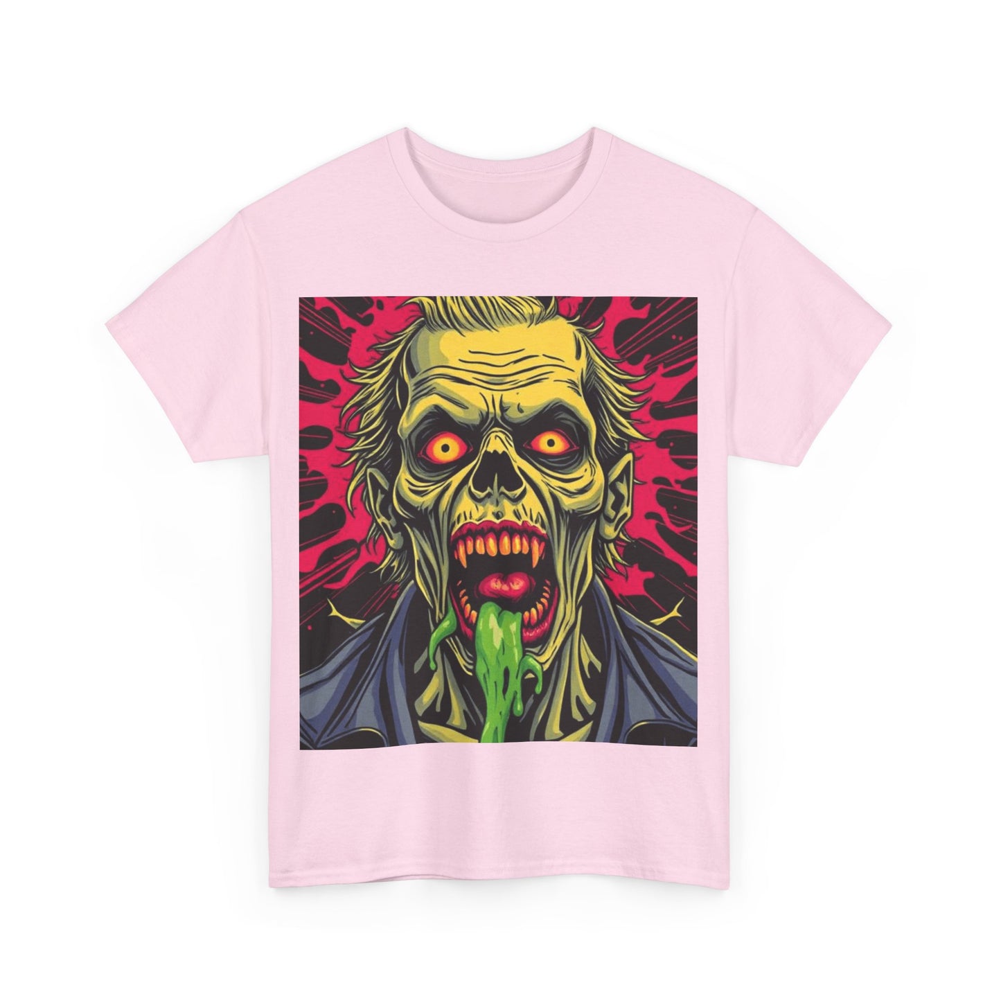 UK - Zombified Horror Unisex Heavy Cotton Tee - Perfect for Halloween, Parties & Casual Wear
