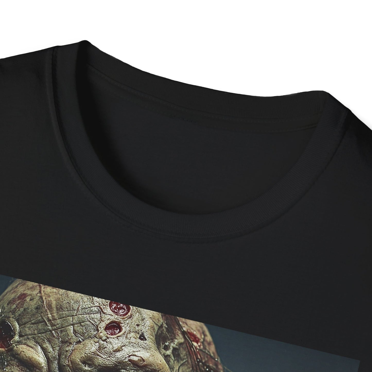 Apocalyptic Portrait Tee, bold, decaying zombie graphic