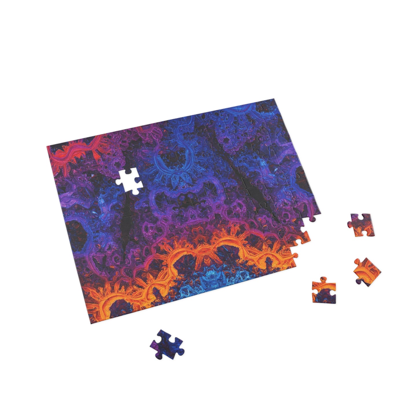 097- Fractal Puzzle (96, 252, 500, 1000-Piece) - Fun Family Activity and Gift